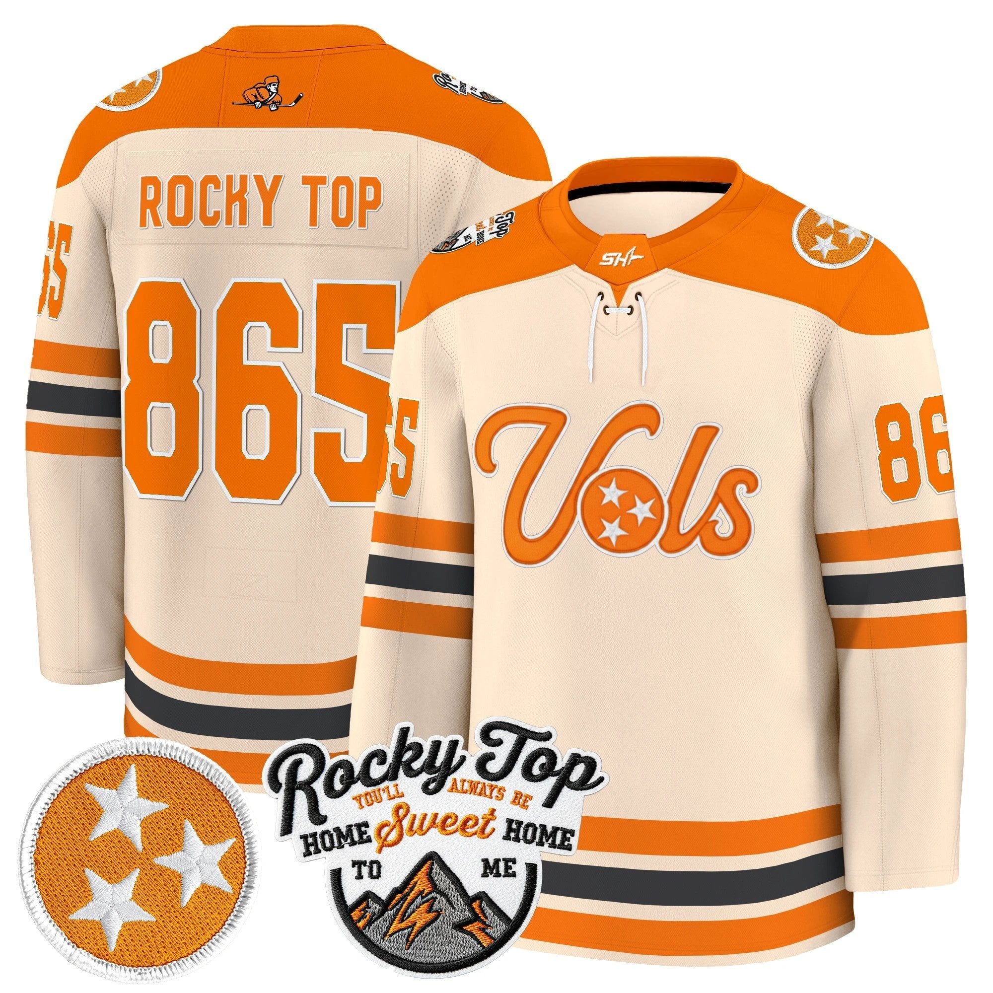 Men's Tennessee Volunteers 2025/26 Premium Jersey - All Stitched by bustlight
