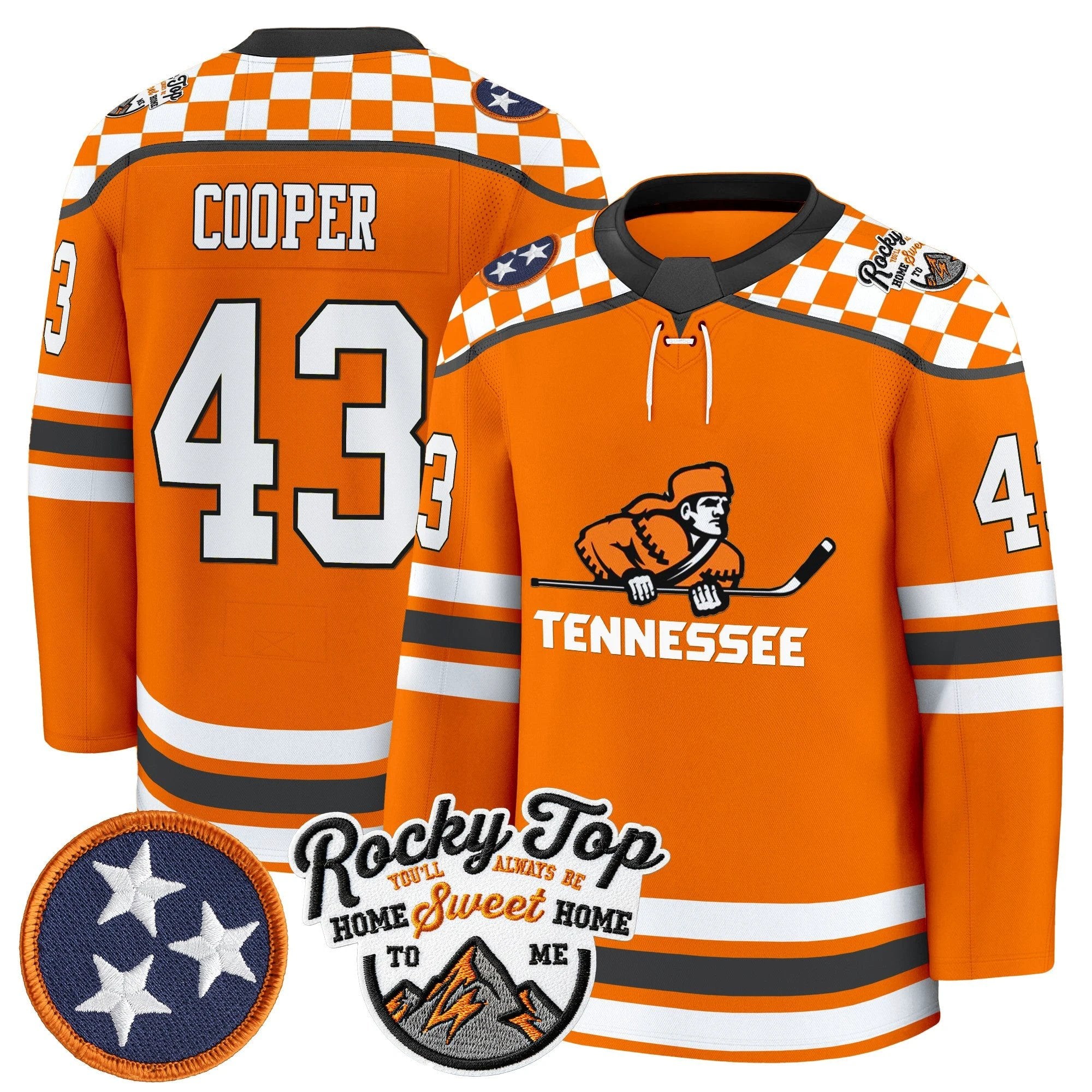 Men's Tennessee Volunteers 2025/26 Premium Jersey - All Stitched by bustlight