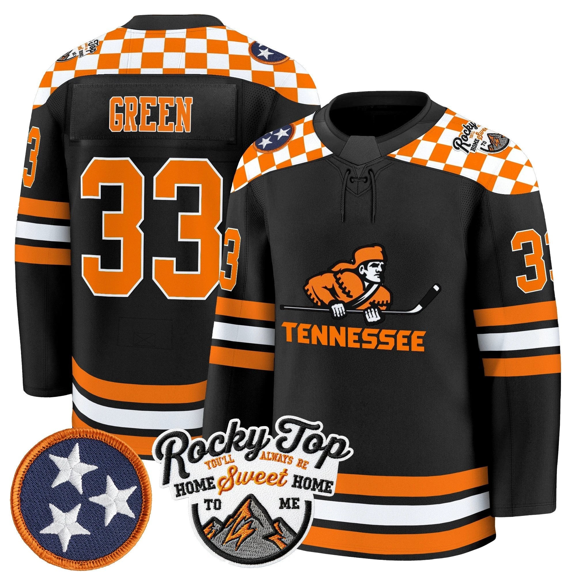 Men's Tennessee Volunteers 2025/26 Premium Jersey - All Stitched by bustlight