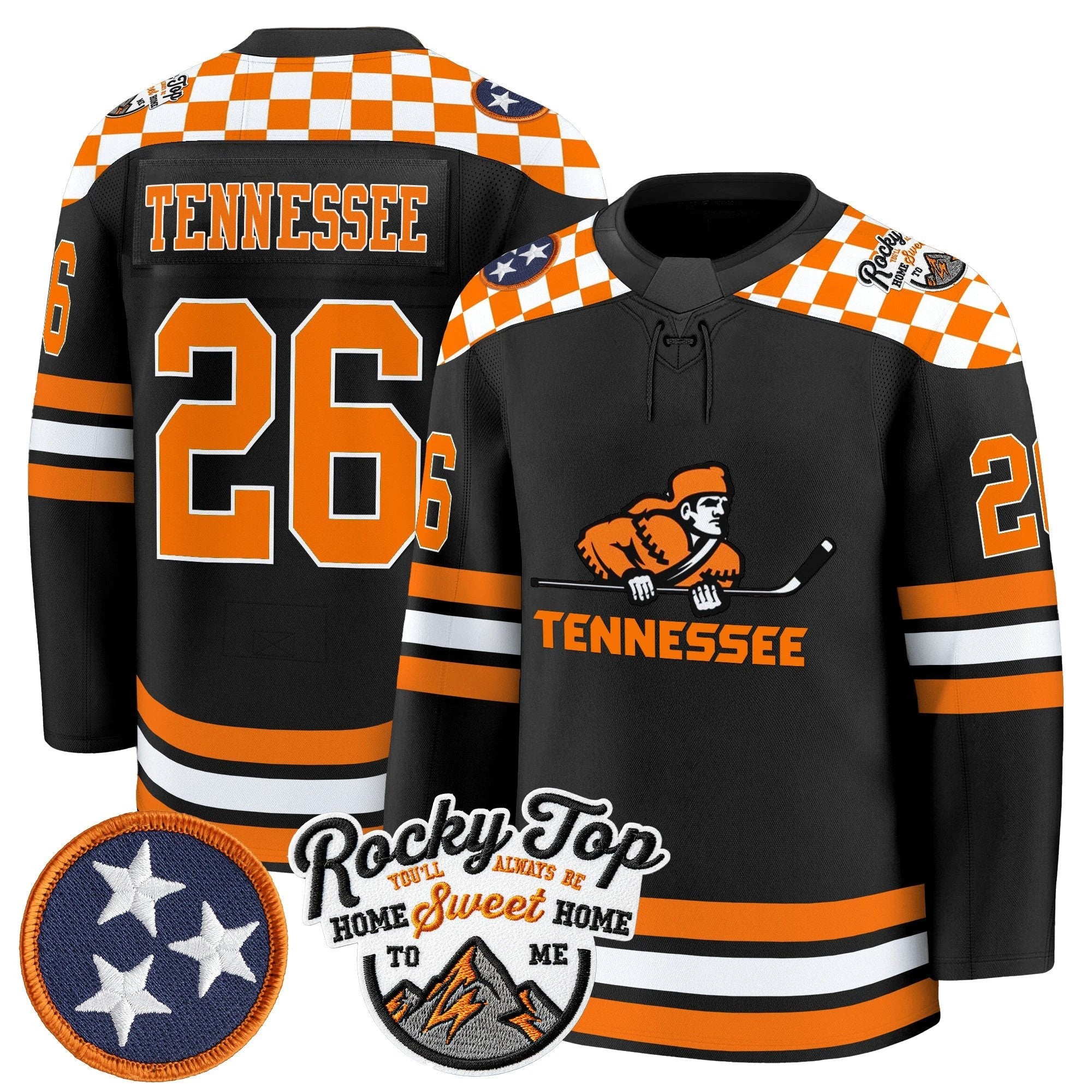 Men's Tennessee Volunteers 2025/26 Premium Jersey - All Stitched by bustlight