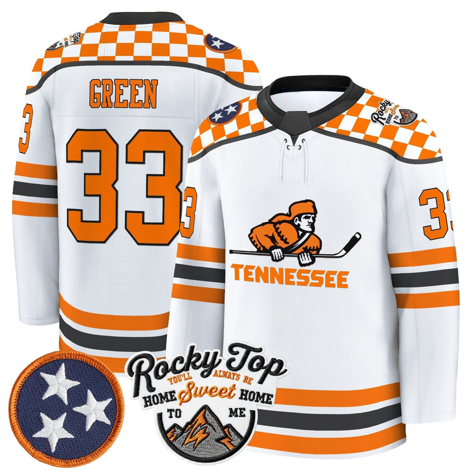 Men's Tennessee Volunteers 2025/26 Premium Jersey - All Stitched by bustlight