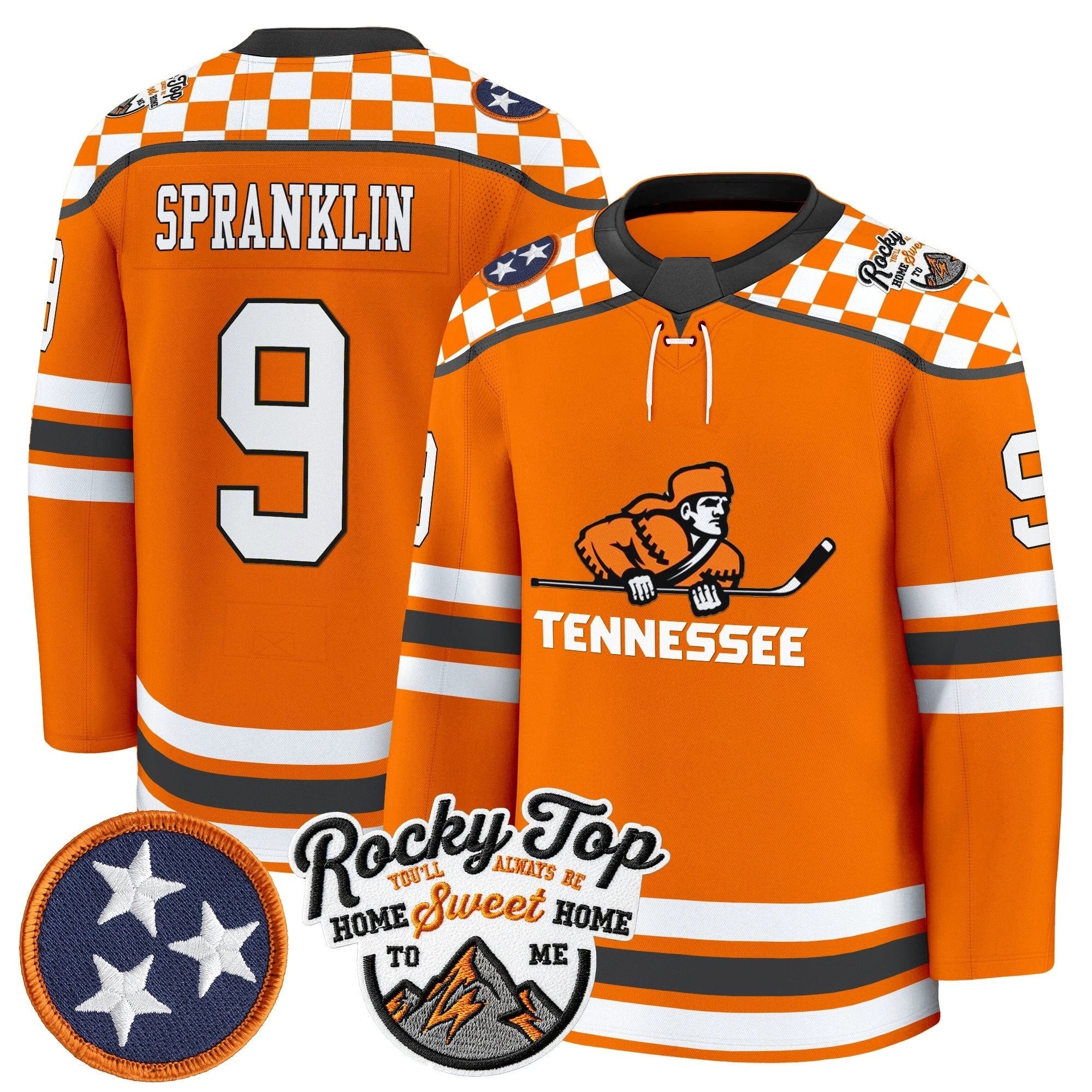 Men's Tennessee Volunteers 2025/26 Premium Jersey - All Stitched by bustlight