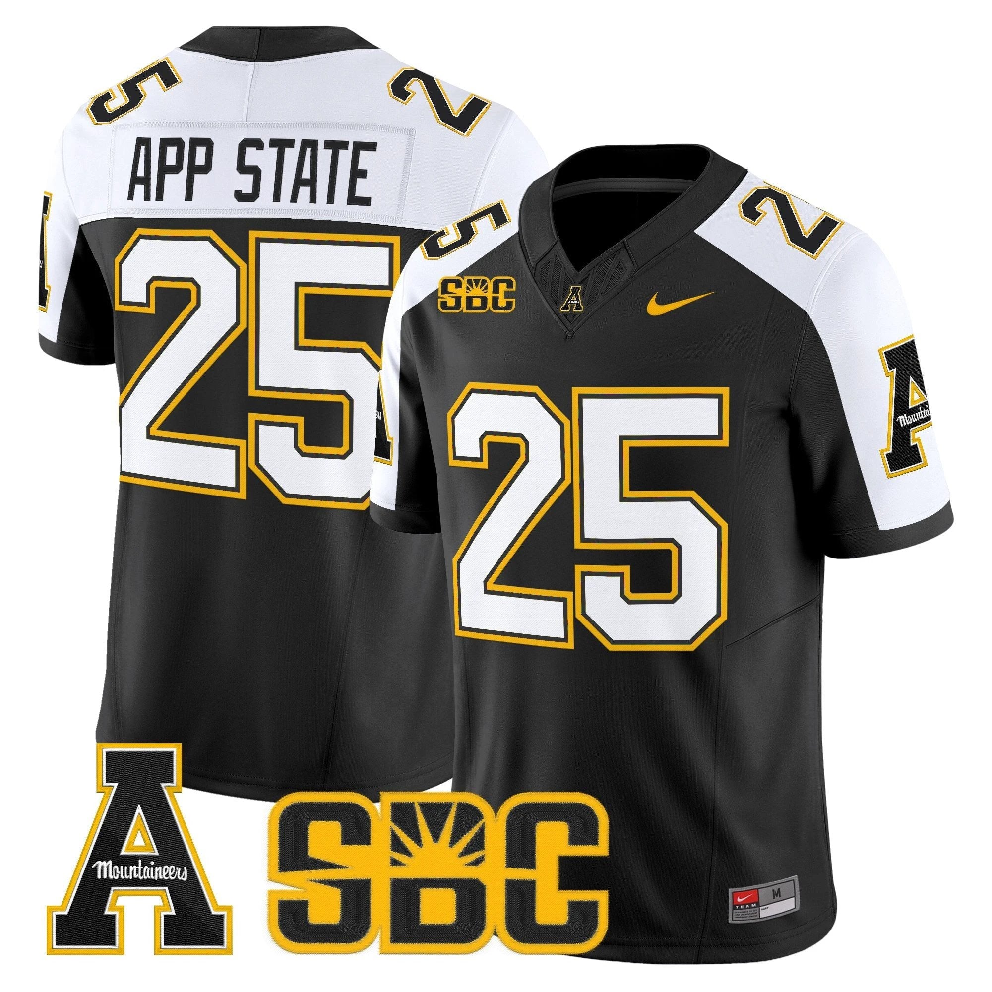 Men's App State Mountaineers 2025 Vapor Limited Jersey - All stitched by bustlight