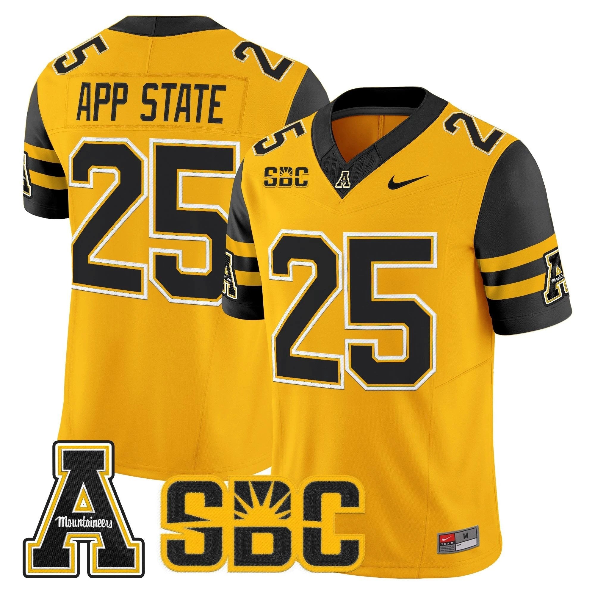 Men's App State Mountaineers 2025 Vapor Limited Jersey - All stitched by bustlight