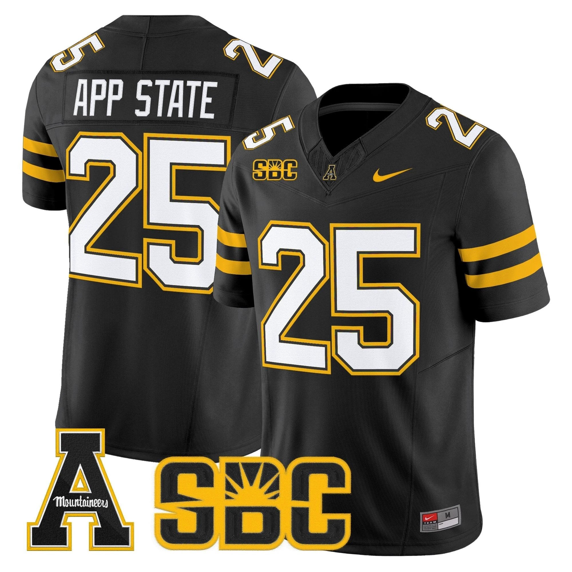 Men's App State Mountaineers 2025 Vapor Limited Jersey - All stitched by bustlight