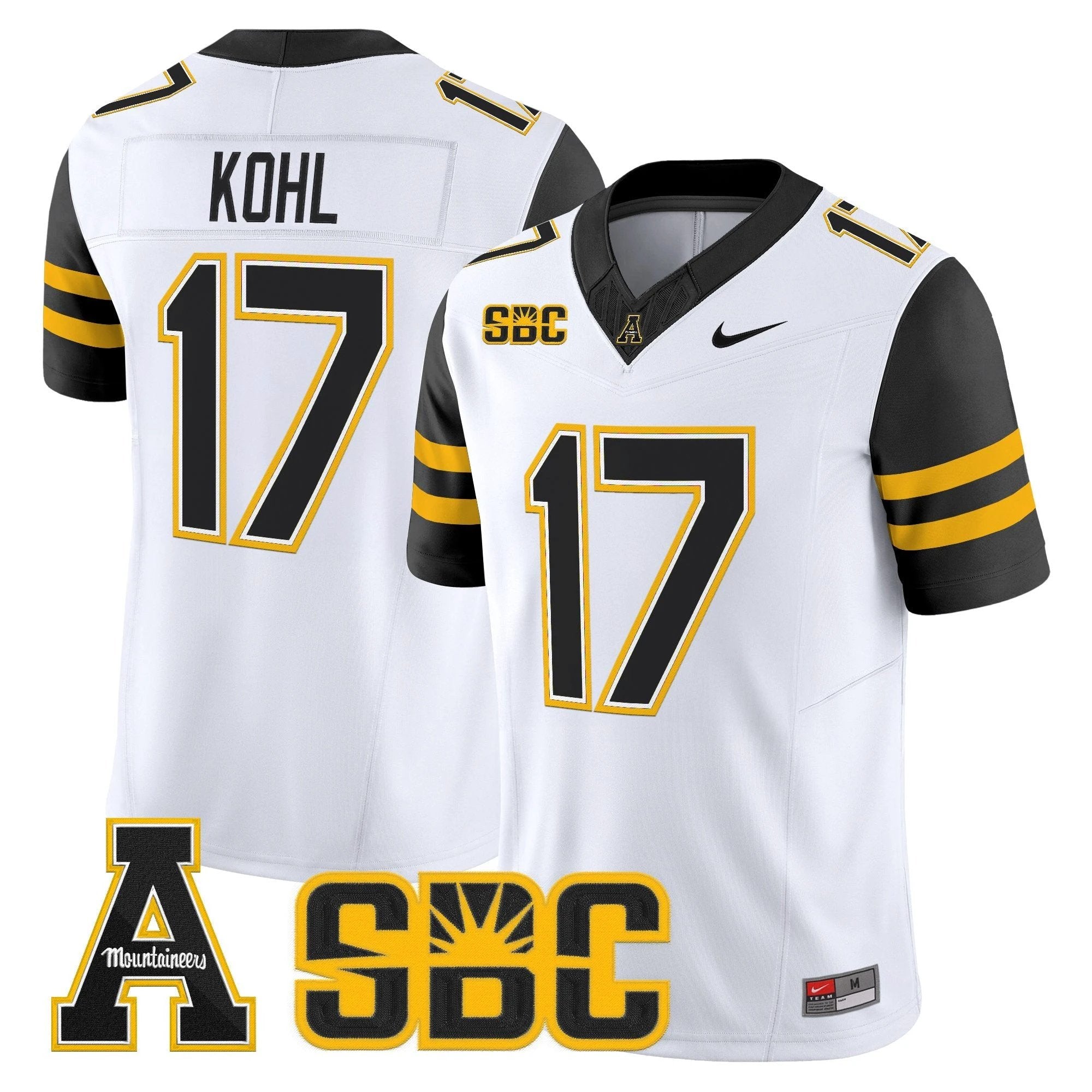 Men's App State Mountaineers 2025 Vapor Limited Jersey - All stitched by bustlight
