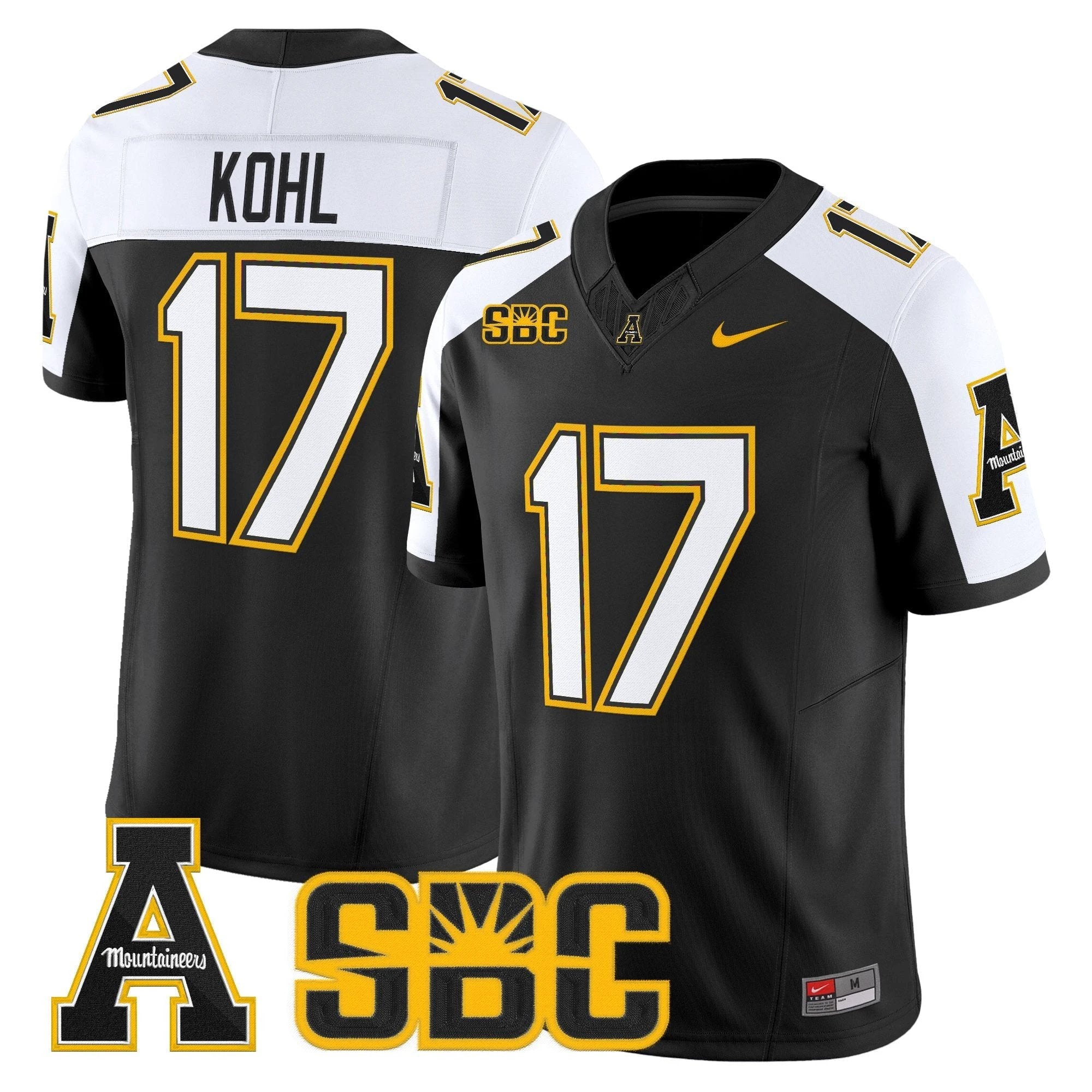 Men's App State Mountaineers 2025 Vapor Limited Jersey - All stitched by bustlight