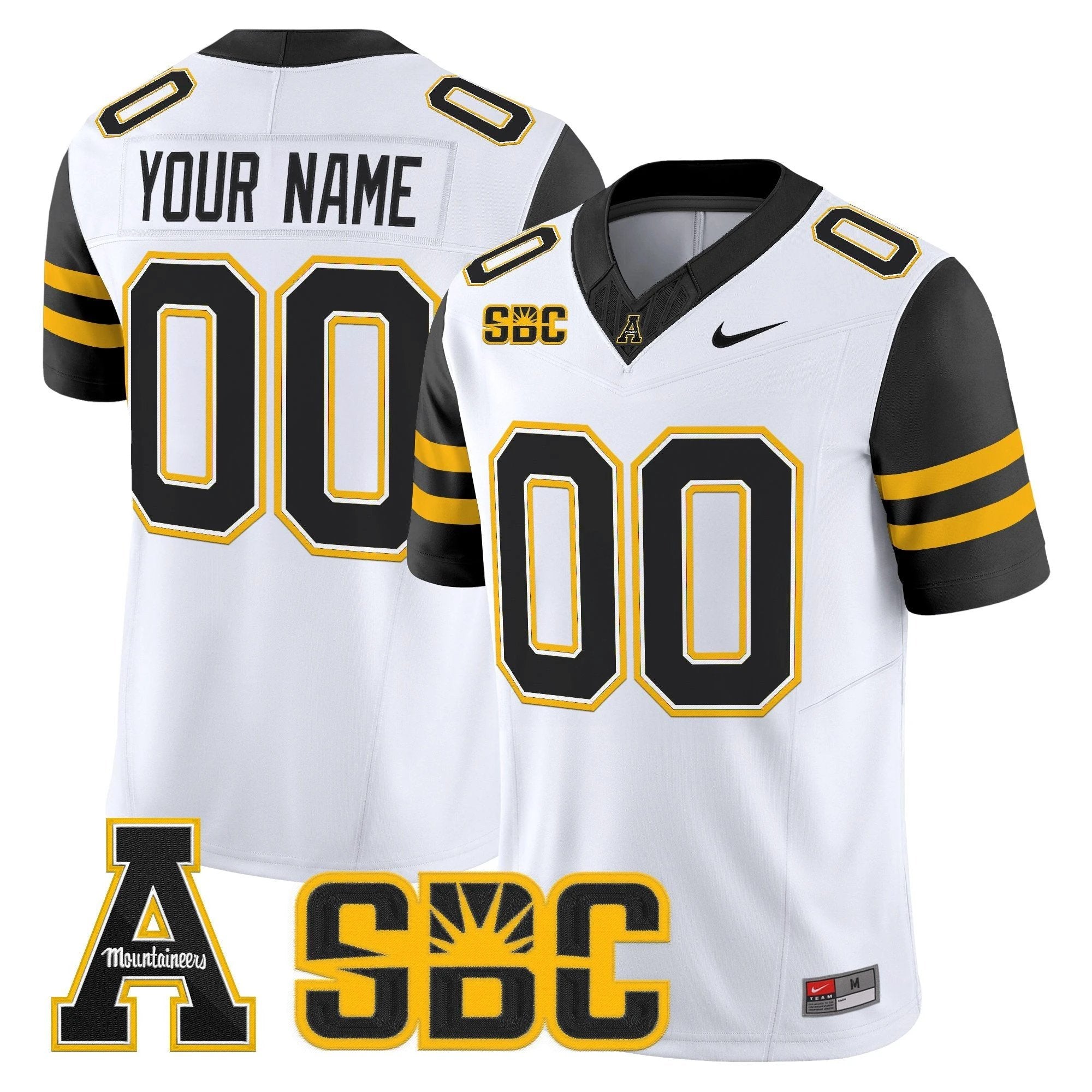 App State Mountaineers 2025 Vapor Limited Custom Jersey - All stitched by bustlight