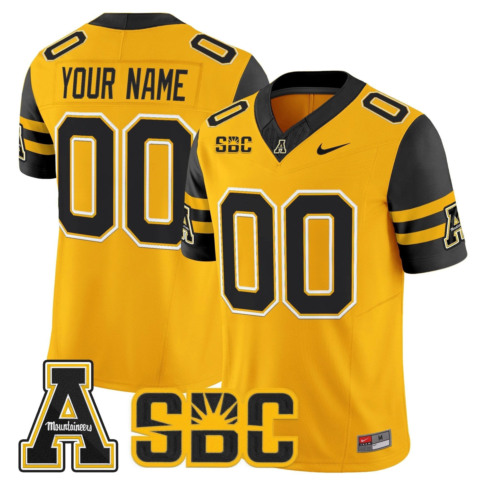 App State Mountaineers 2025 Vapor Limited Custom Jersey - All stitched by bustlight