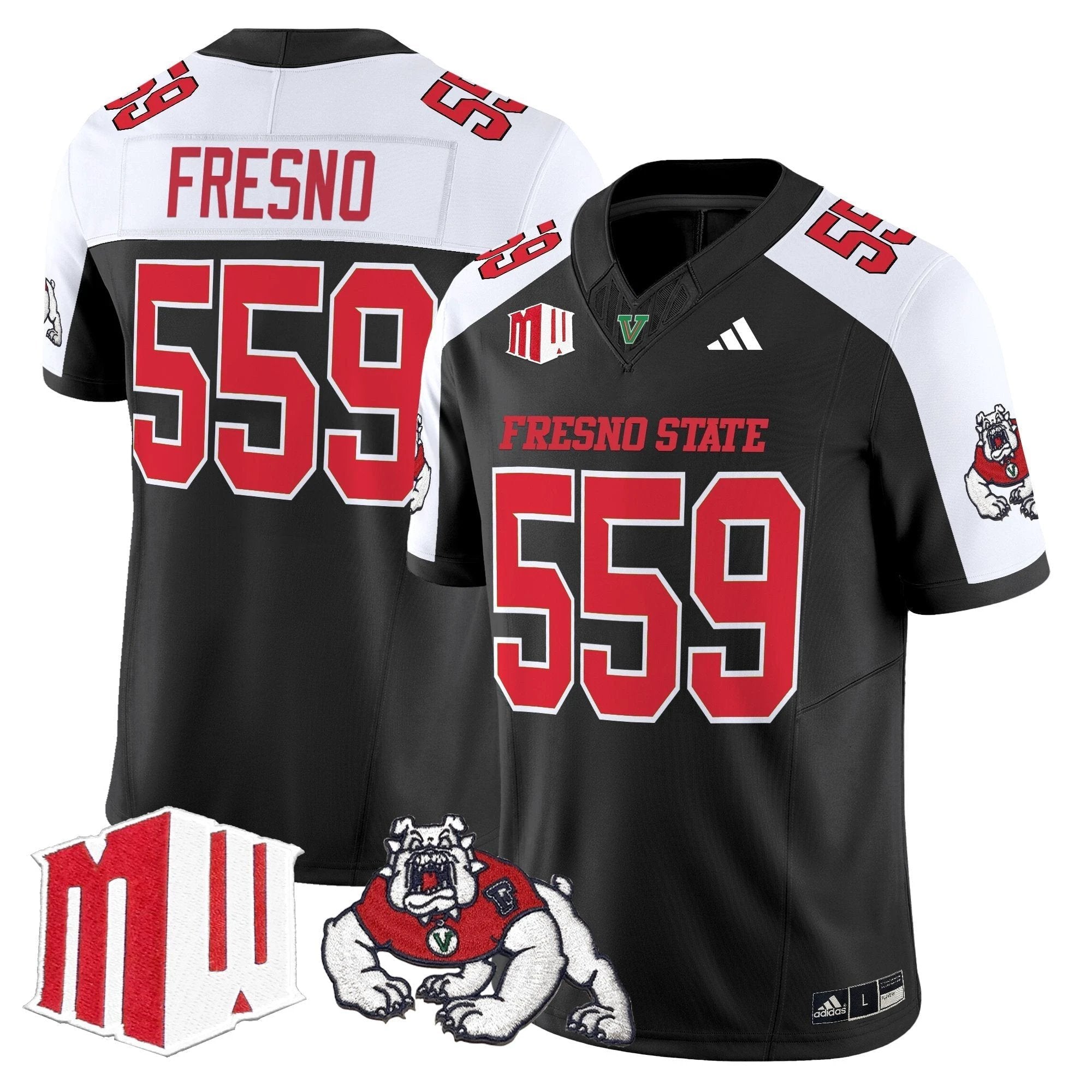 Fresno State Bulldogs 2025 Vapor Limited Jersey - All Stitched by Fresno State Bulldogs