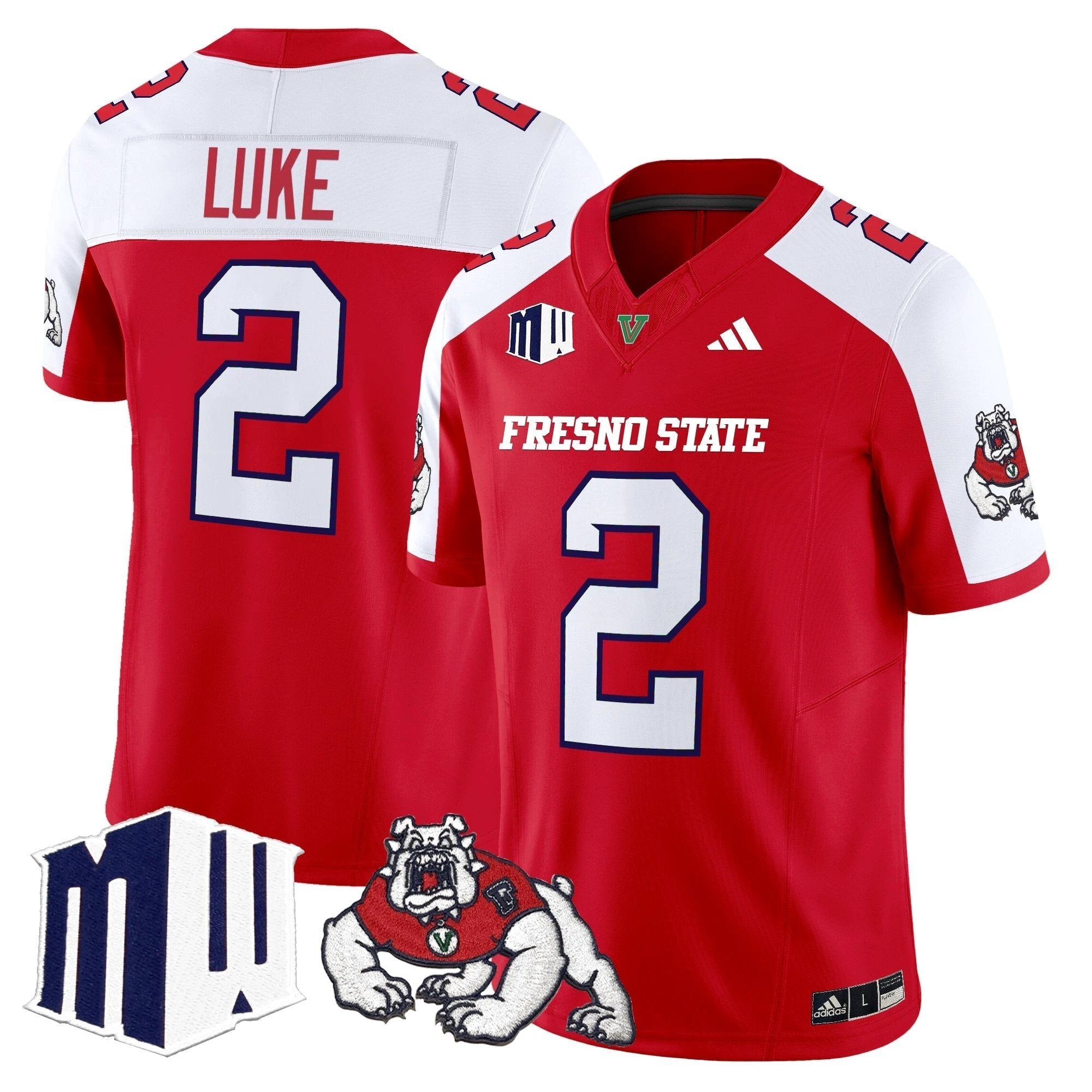 Fresno State Bulldogs 2025 Vapor Limited Jersey - All Stitched by Fresno State Bulldogs