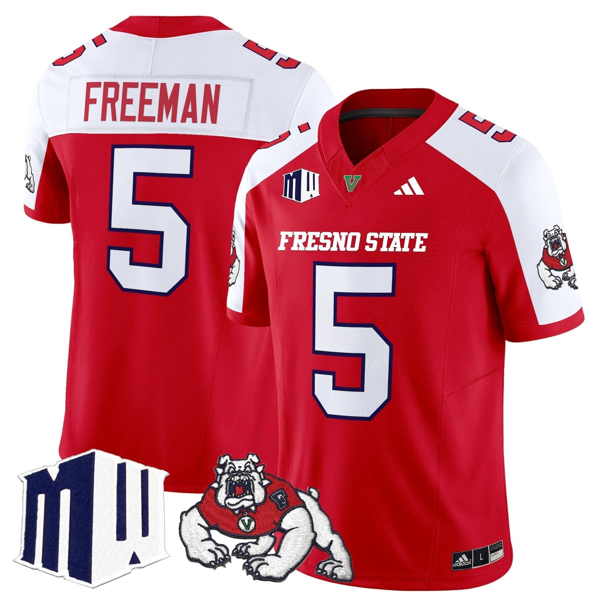 Fresno State Bulldogs 2025 Vapor Limited Jersey - All Stitched by Fresno State Bulldogs
