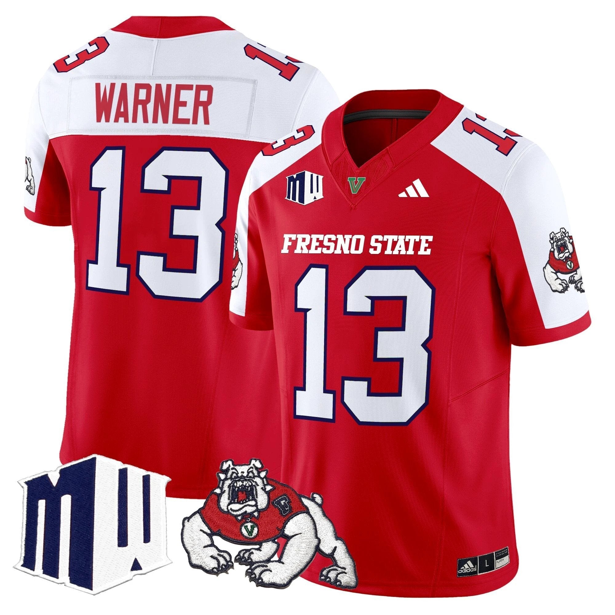 Fresno State Bulldogs 2025 Vapor Limited Jersey - All Stitched by Fresno State Bulldogs