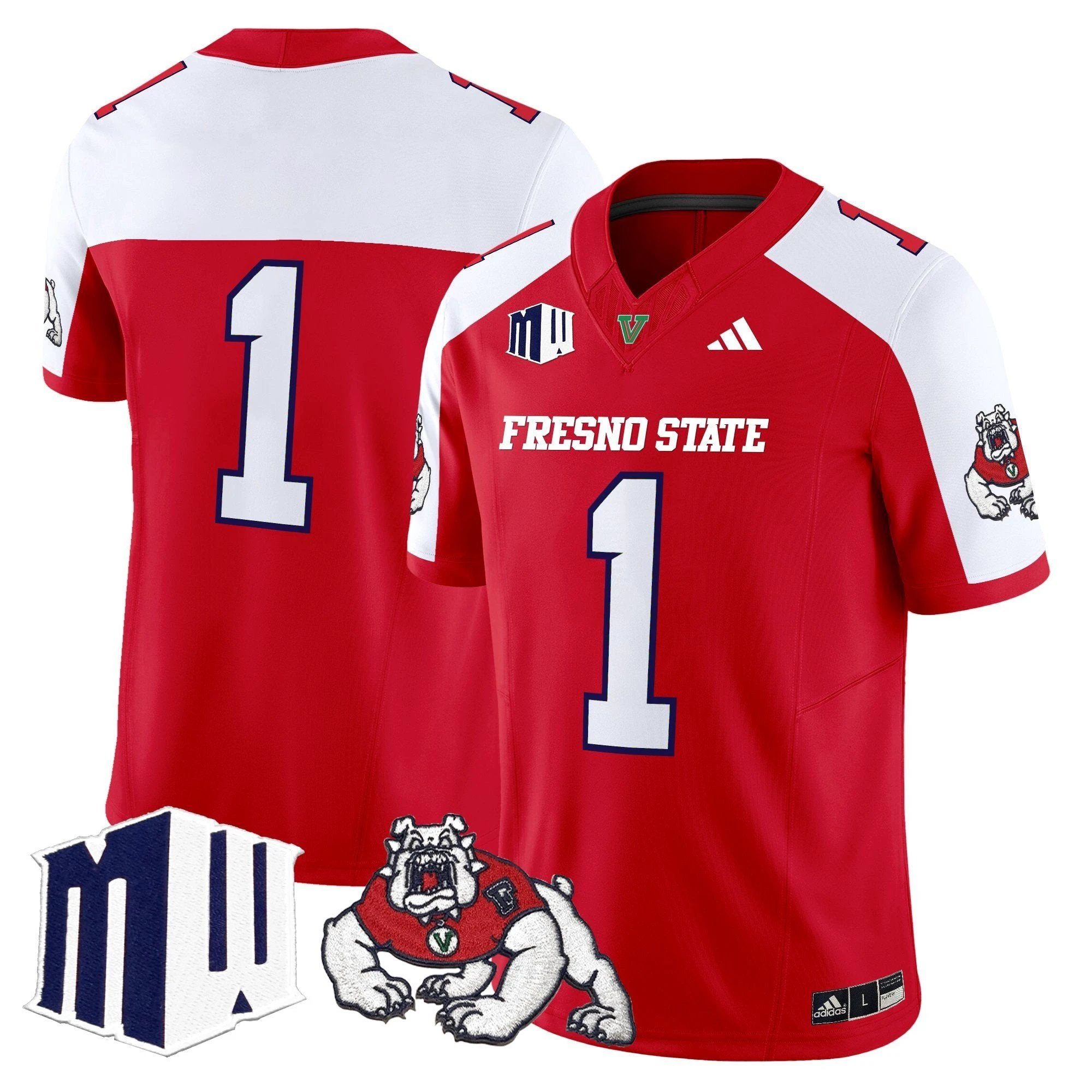 Fresno State Bulldogs 2025 Vapor Limited Jersey - All Stitched by Fresno State Bulldogs