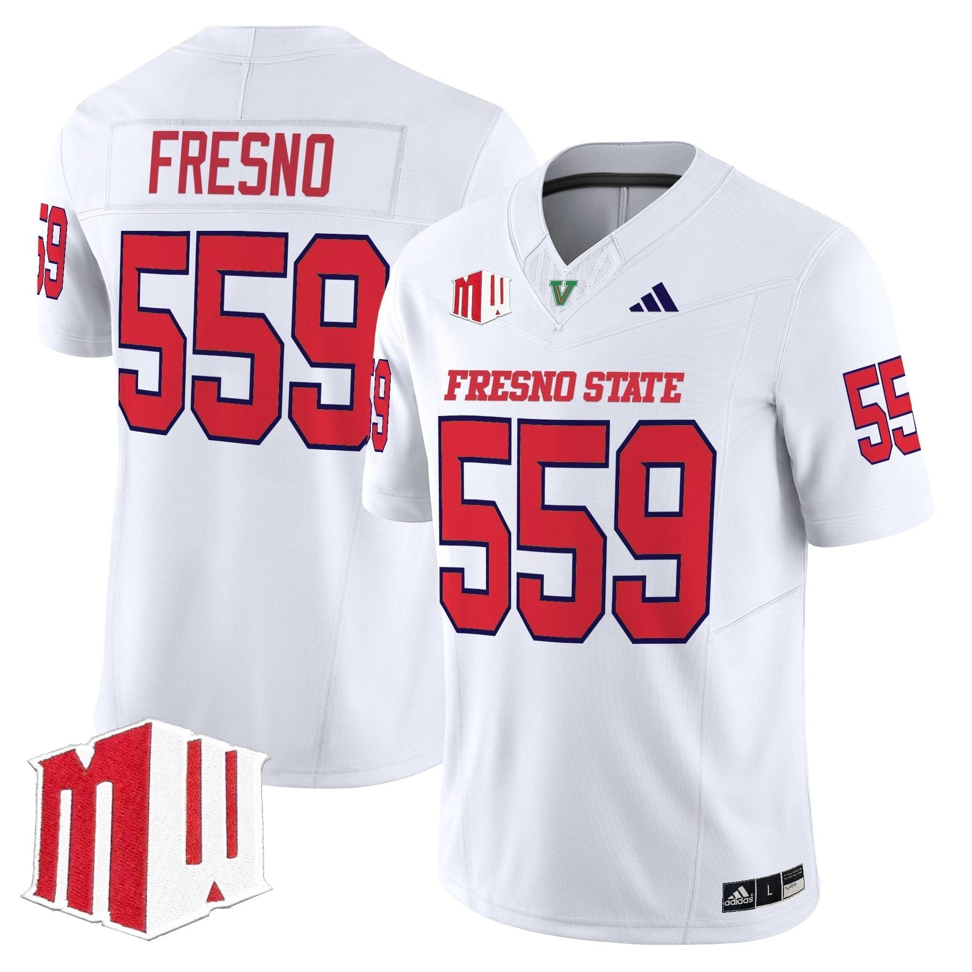 Fresno State Bulldogs 2025 Vapor Limited Jersey - All Stitched by Fresno State Bulldogs