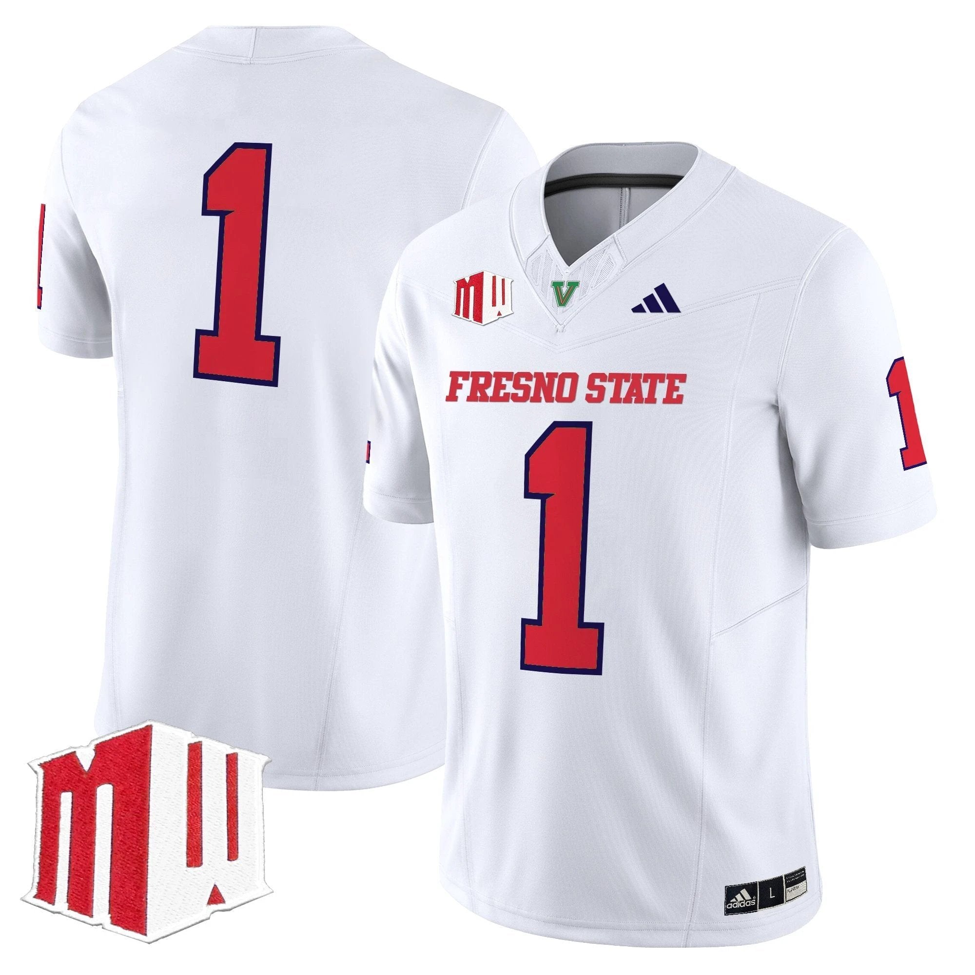Fresno State Bulldogs 2025 Vapor Limited Jersey - All Stitched by Fresno State Bulldogs