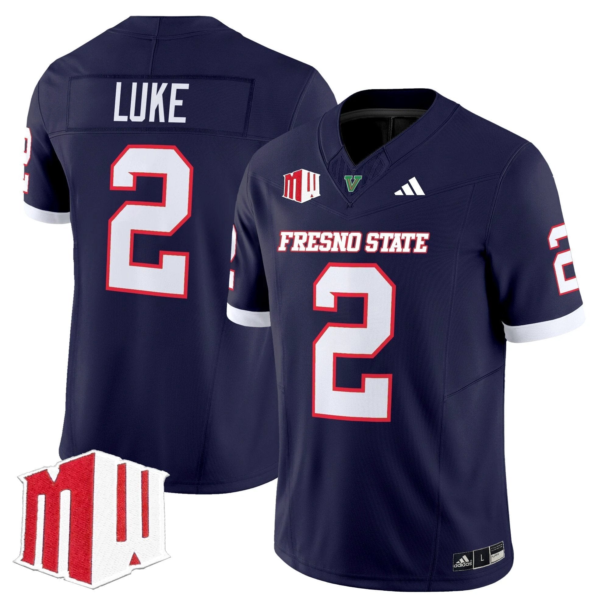 Fresno State Bulldogs 2025 Vapor Limited Jersey - All Stitched by Fresno State Bulldogs