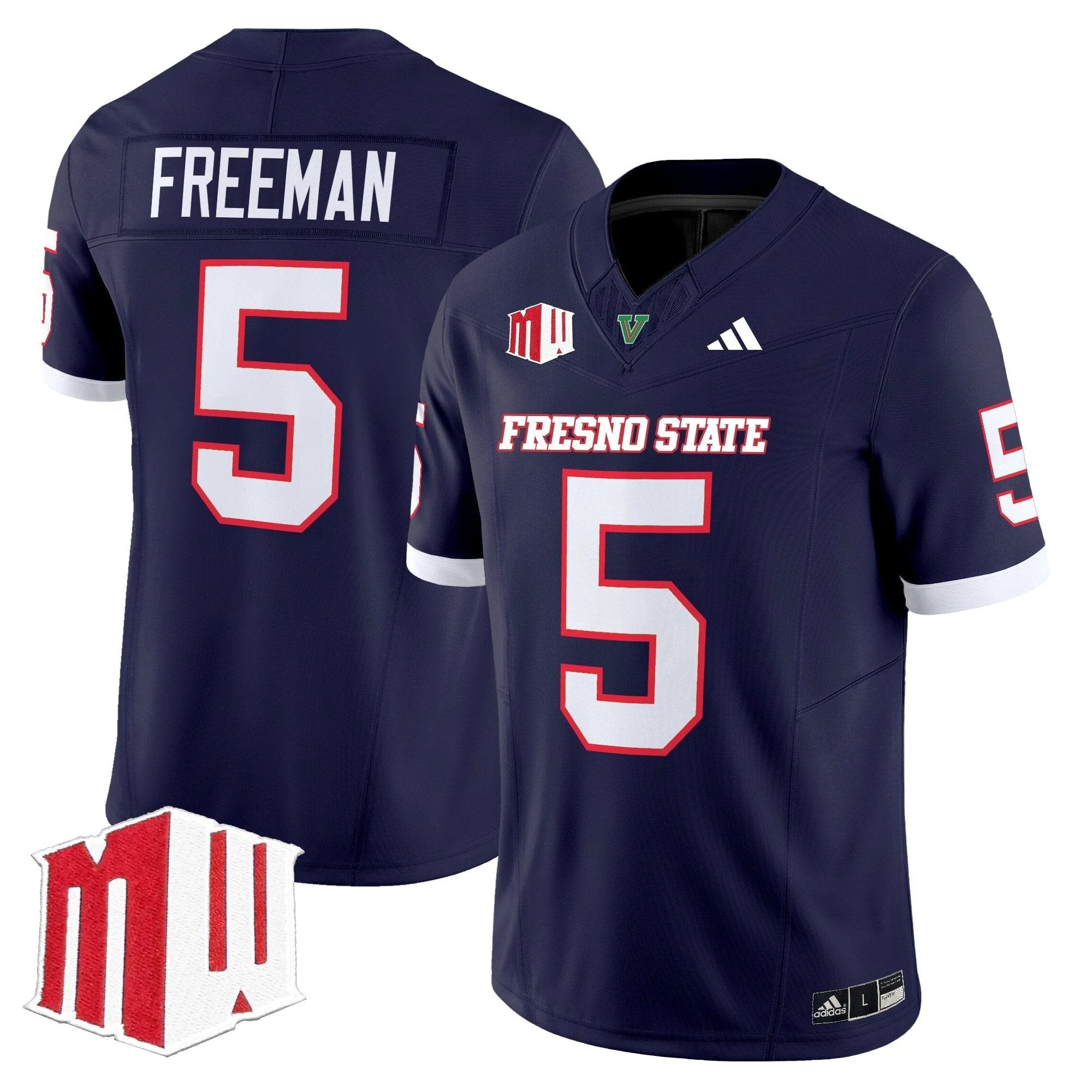 Fresno State Bulldogs 2025 Vapor Limited Jersey - All Stitched by Fresno State Bulldogs