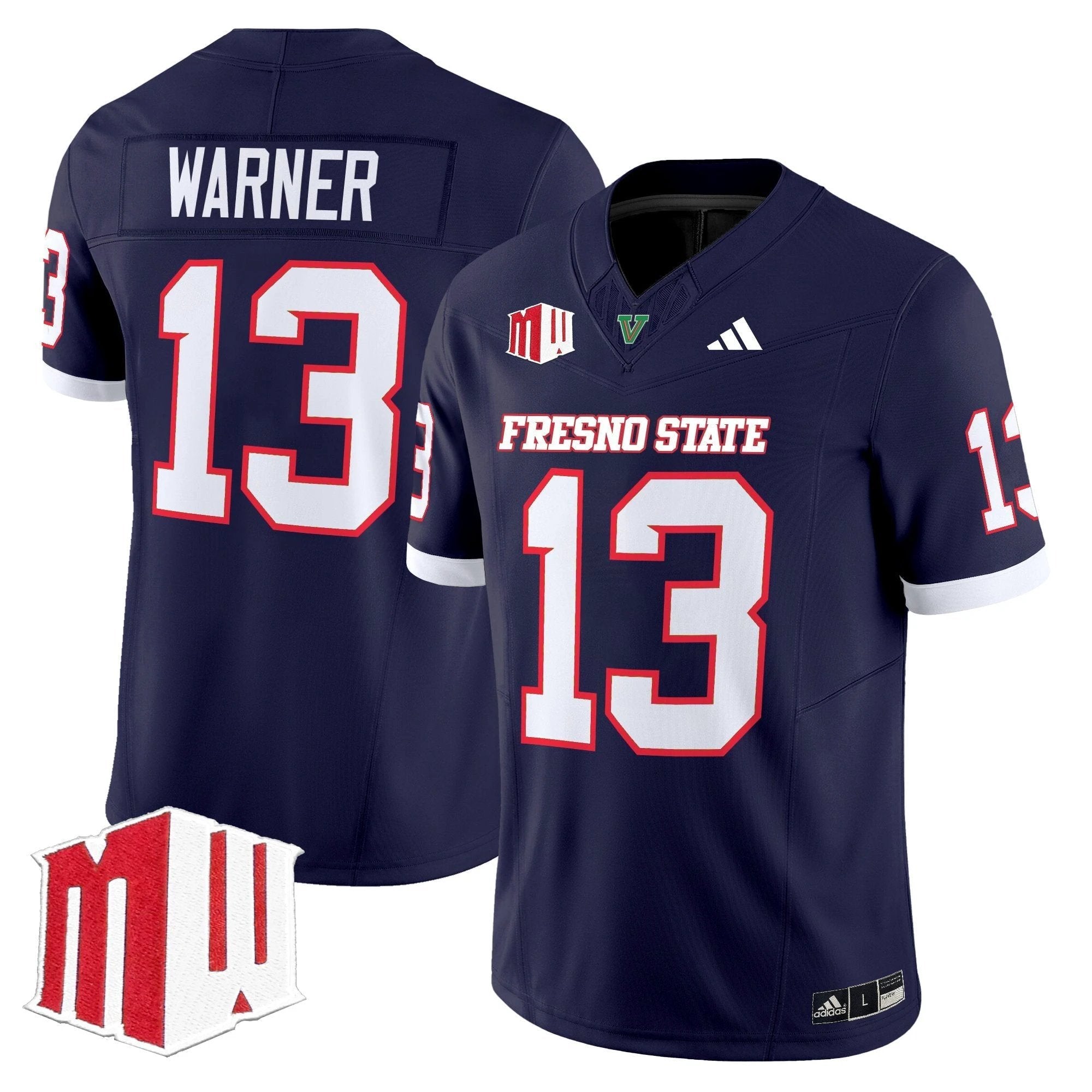 Fresno State Bulldogs 2025 Vapor Limited Jersey - All Stitched by Fresno State Bulldogs