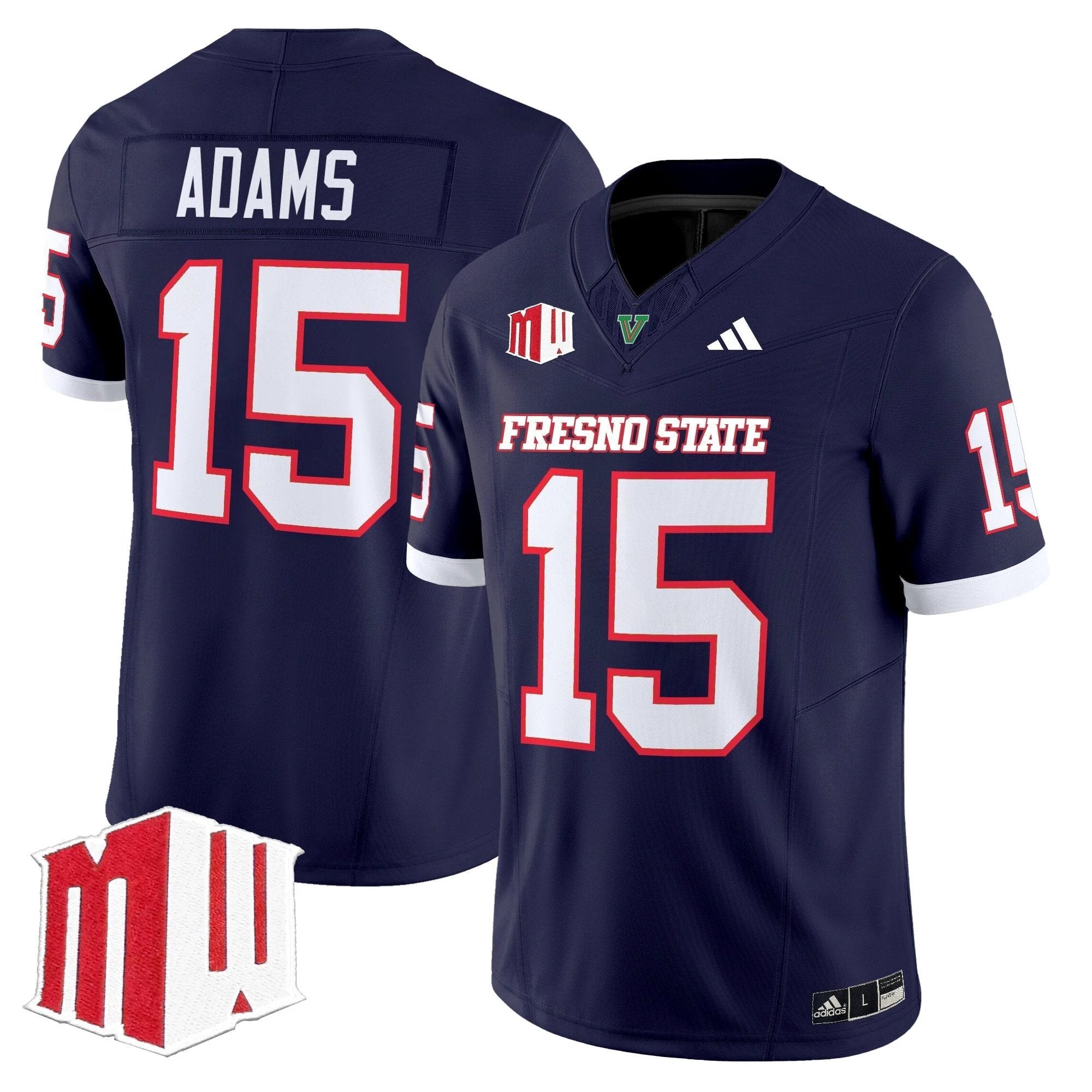Fresno State Bulldogs 2025 Vapor Limited Jersey - All Stitched by Fresno State Bulldogs