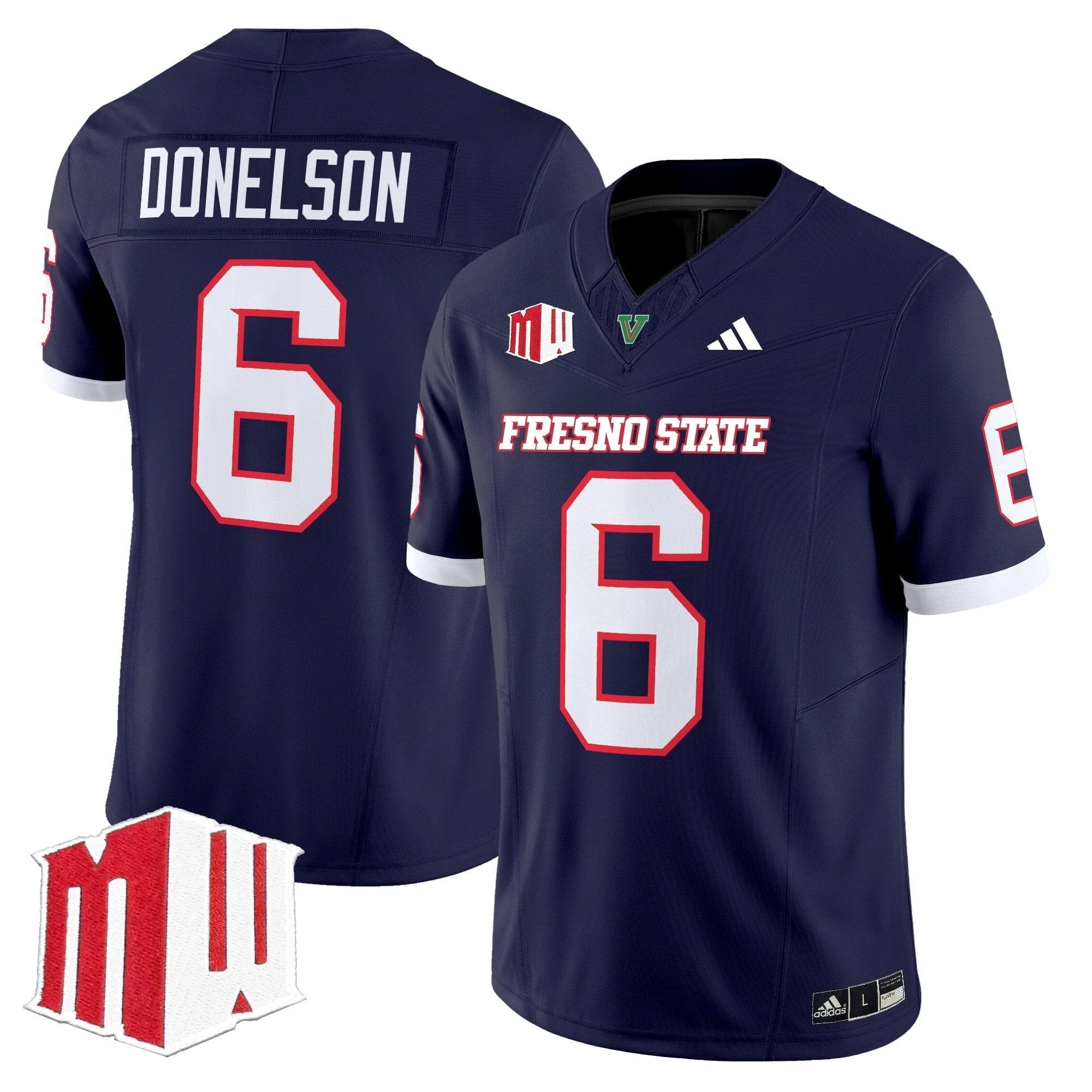 Fresno State Bulldogs 2025 Vapor Limited Jersey - All Stitched by Fresno State Bulldogs