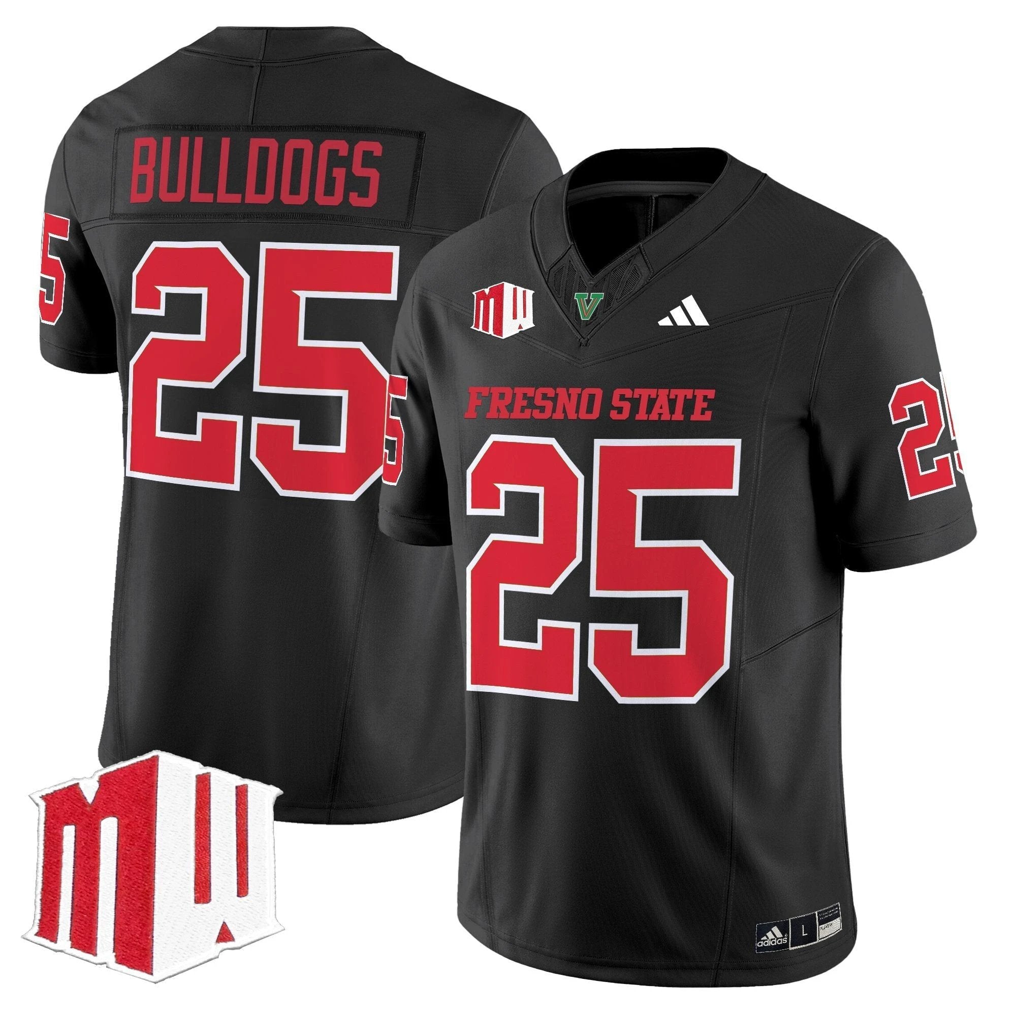 Fresno State Bulldogs 2025 Vapor Limited Jersey - All Stitched by Fresno State Bulldogs