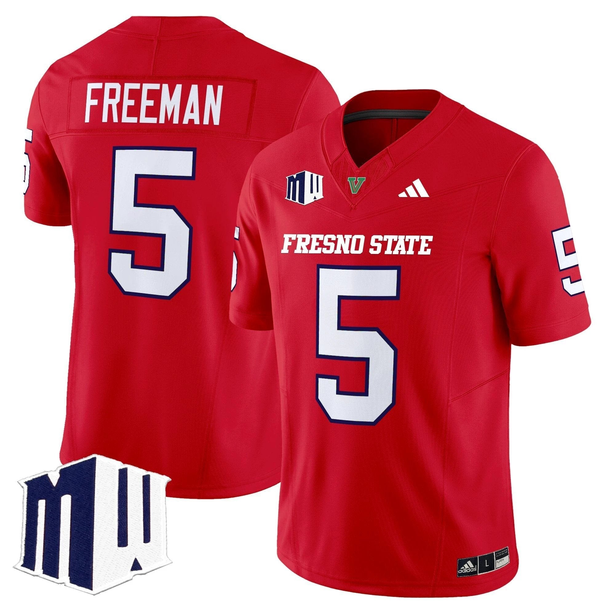 Fresno State Bulldogs 2025 Vapor Limited Jersey - All Stitched by Fresno State Bulldogs