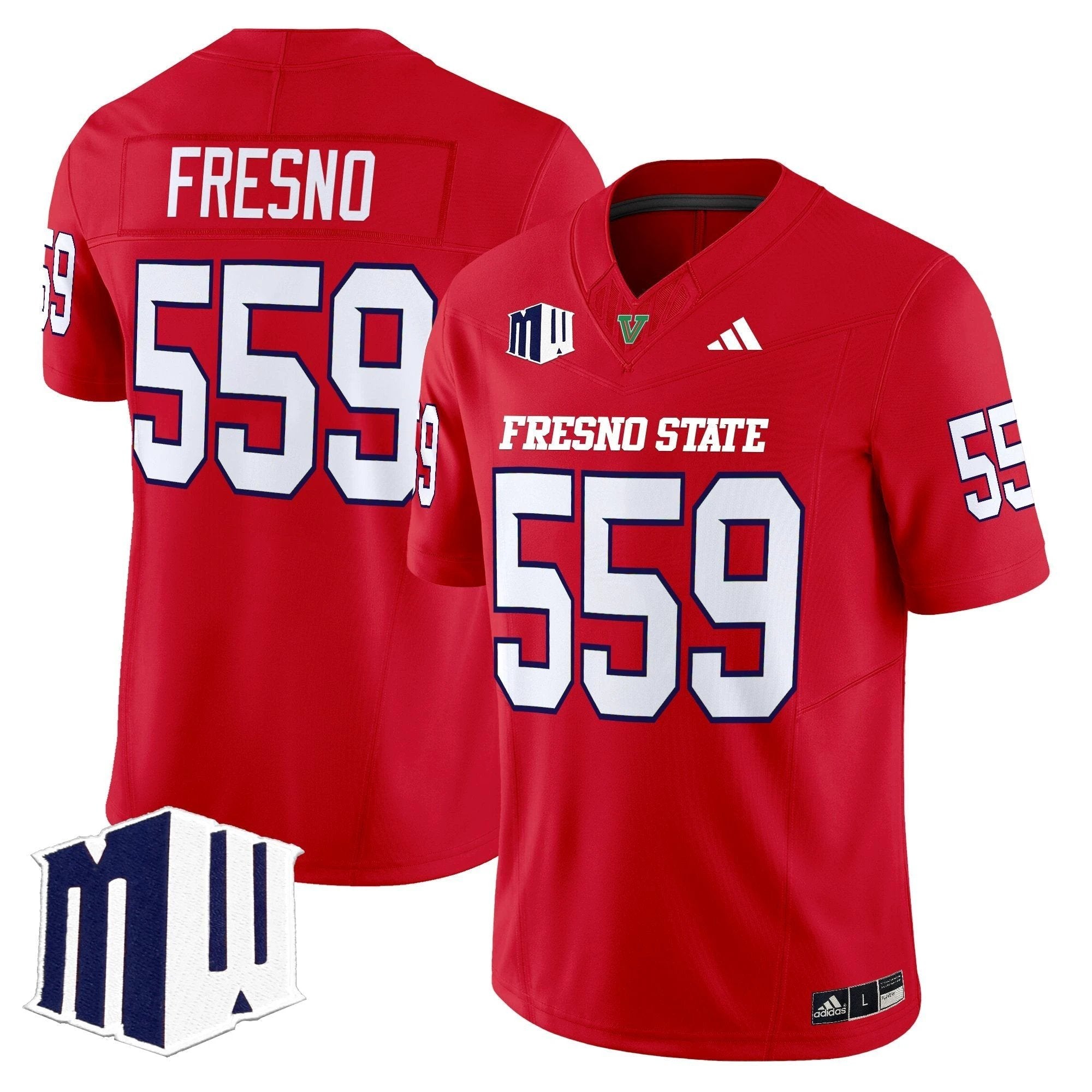 Fresno State Bulldogs 2025 Vapor Limited Jersey - All Stitched by Fresno State Bulldogs