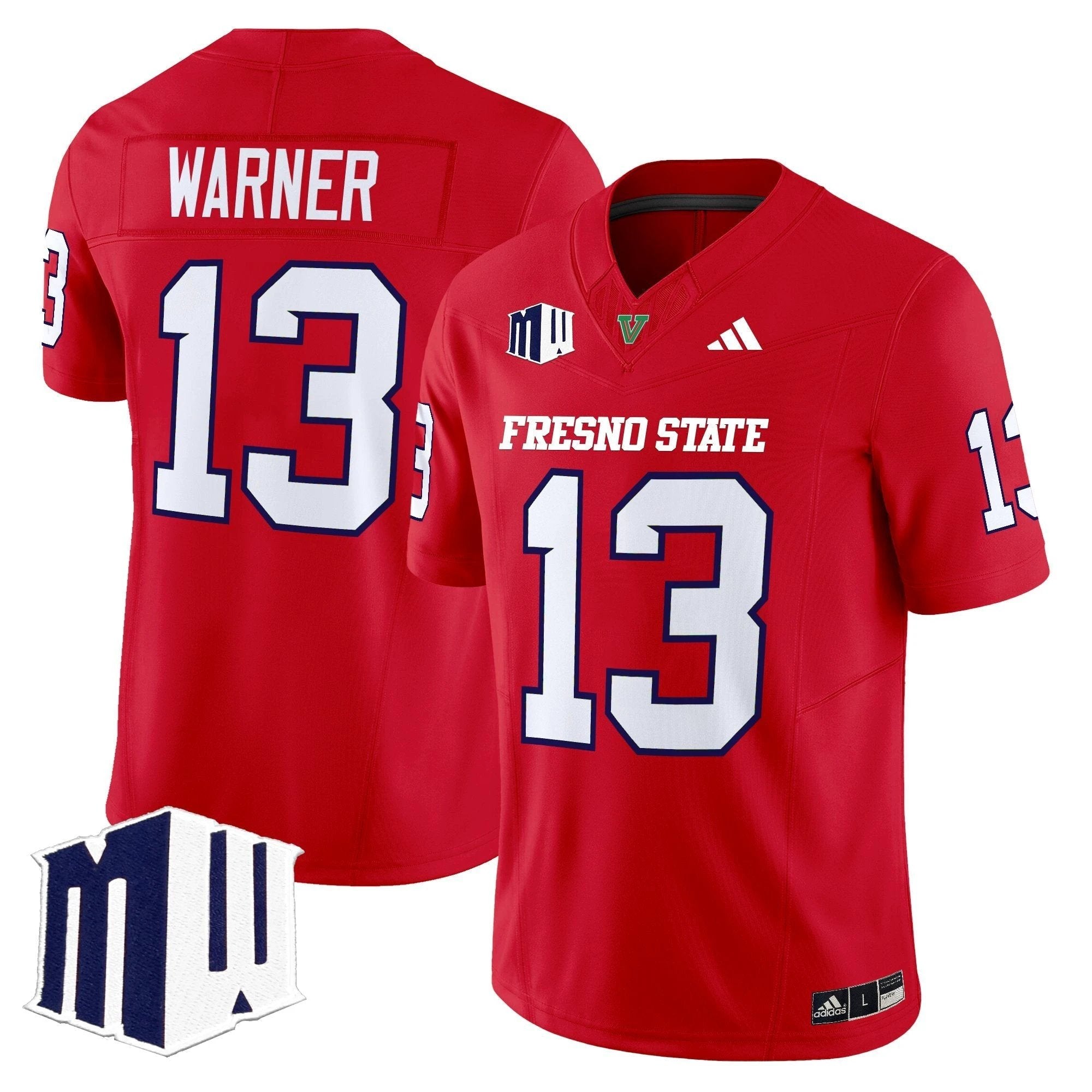 Fresno State Bulldogs 2025 Vapor Limited Jersey - All Stitched by Fresno State Bulldogs