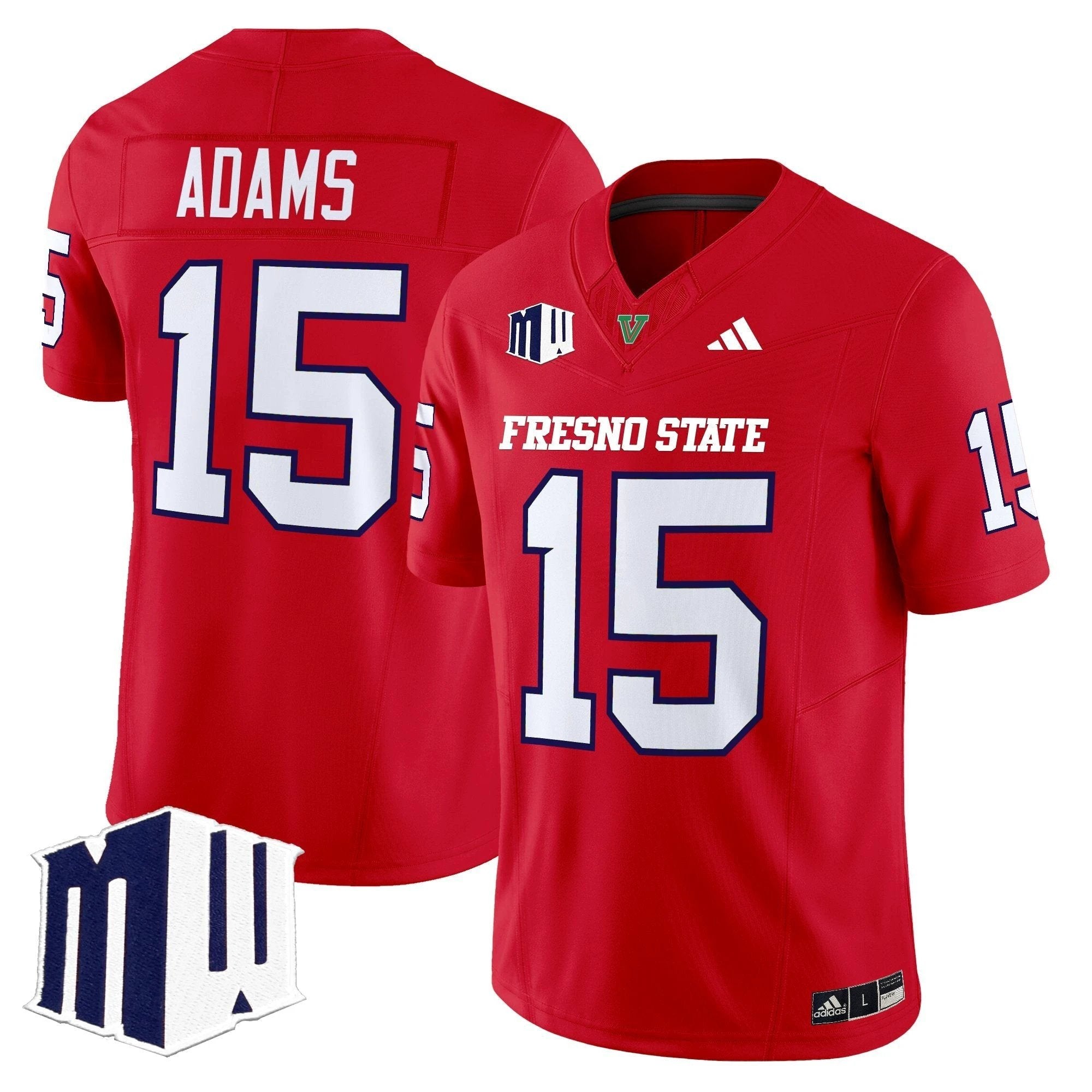 Fresno State Bulldogs 2025 Vapor Limited Jersey - All Stitched by Fresno State Bulldogs