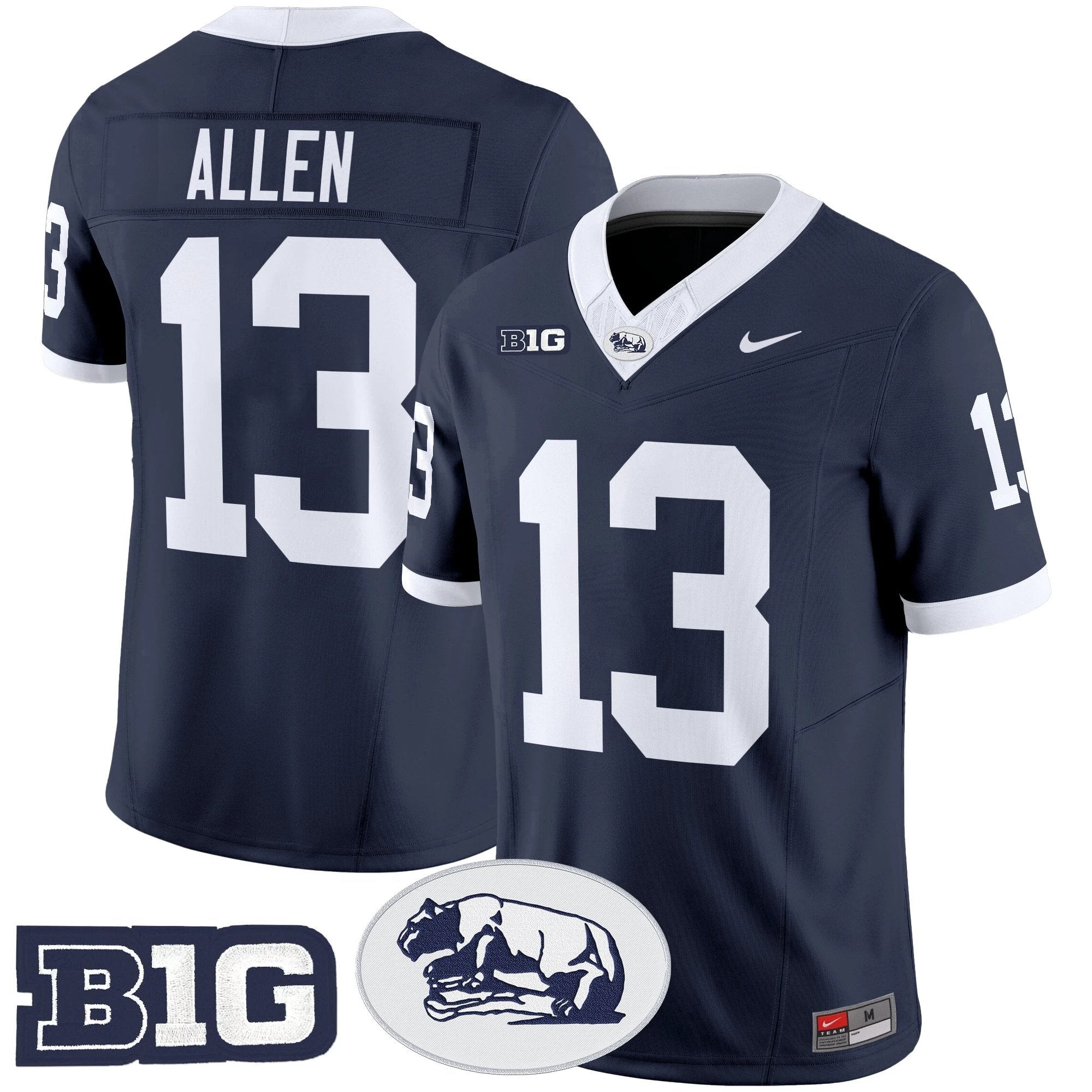 Men's Penn State Nittany Lions Throwback Vapor Limited Jersey - All Stitched by bustlight