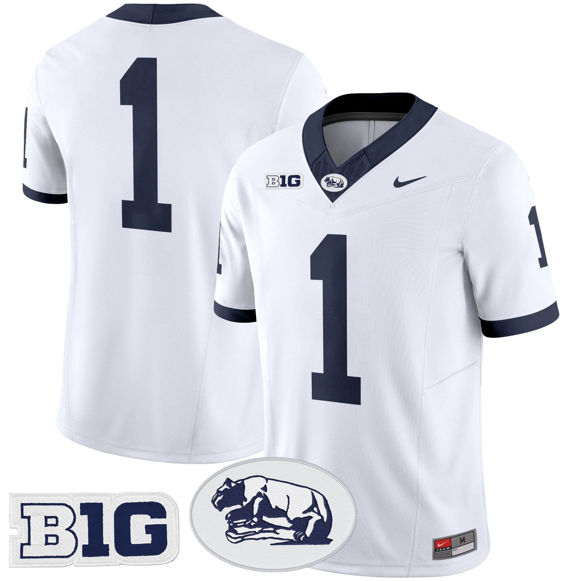 Men's Penn State Nittany Lions Throwback Vapor Limited Jersey - All Stitched by bustlight