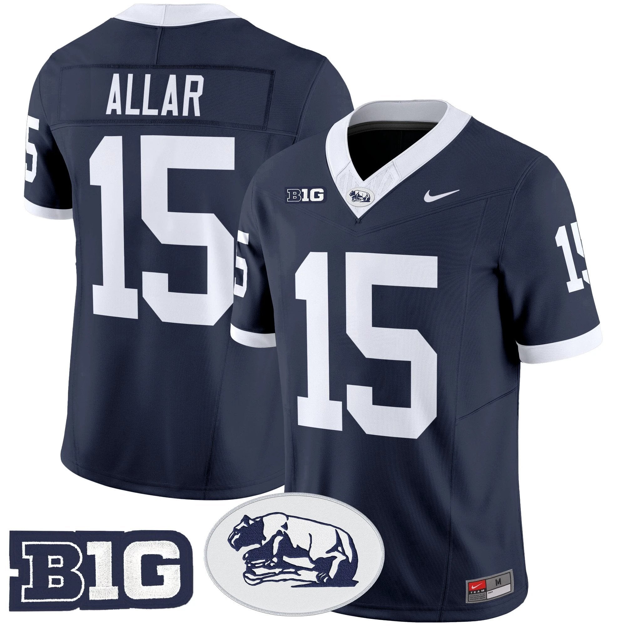 Men's Penn State Nittany Lions Throwback Vapor Limited Jersey - All Stitched by bustlight