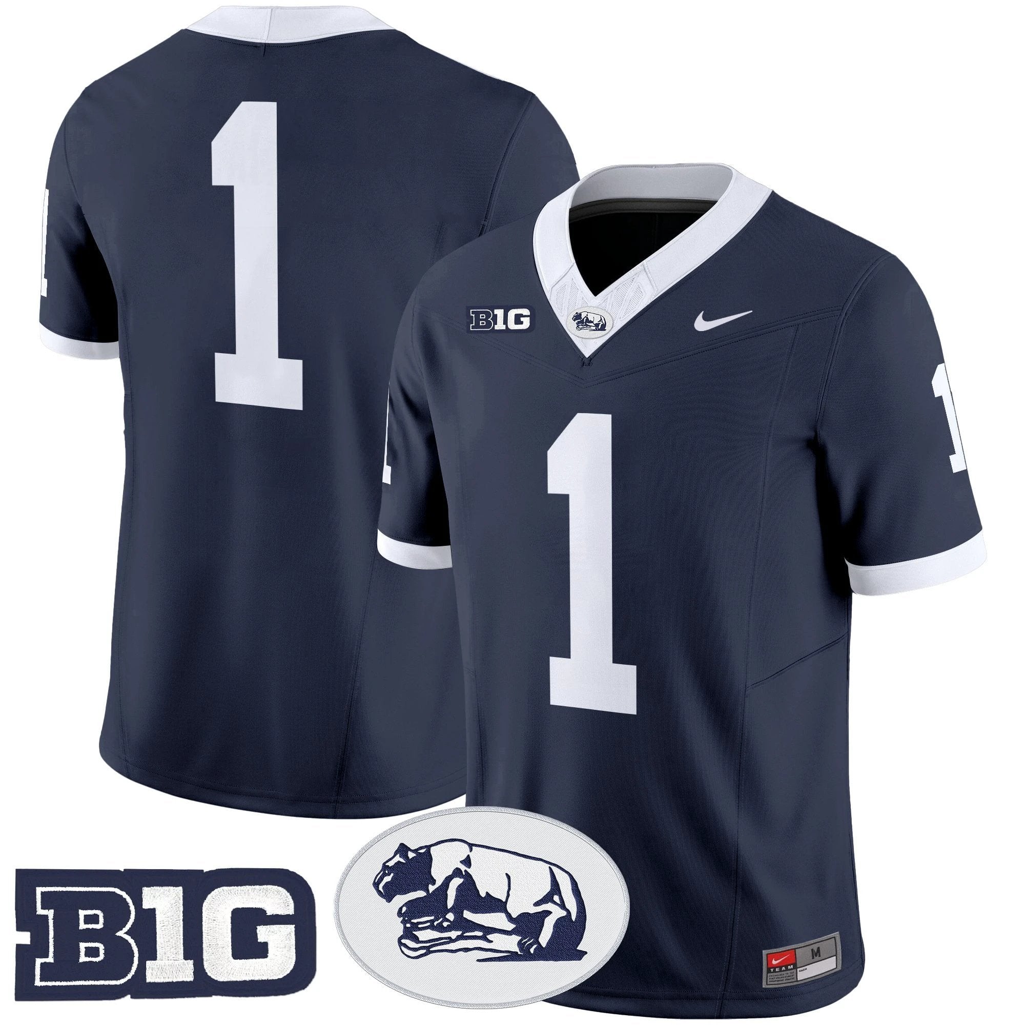 Men's Penn State Nittany Lions Throwback Vapor Limited Jersey - All Stitched by bustlight