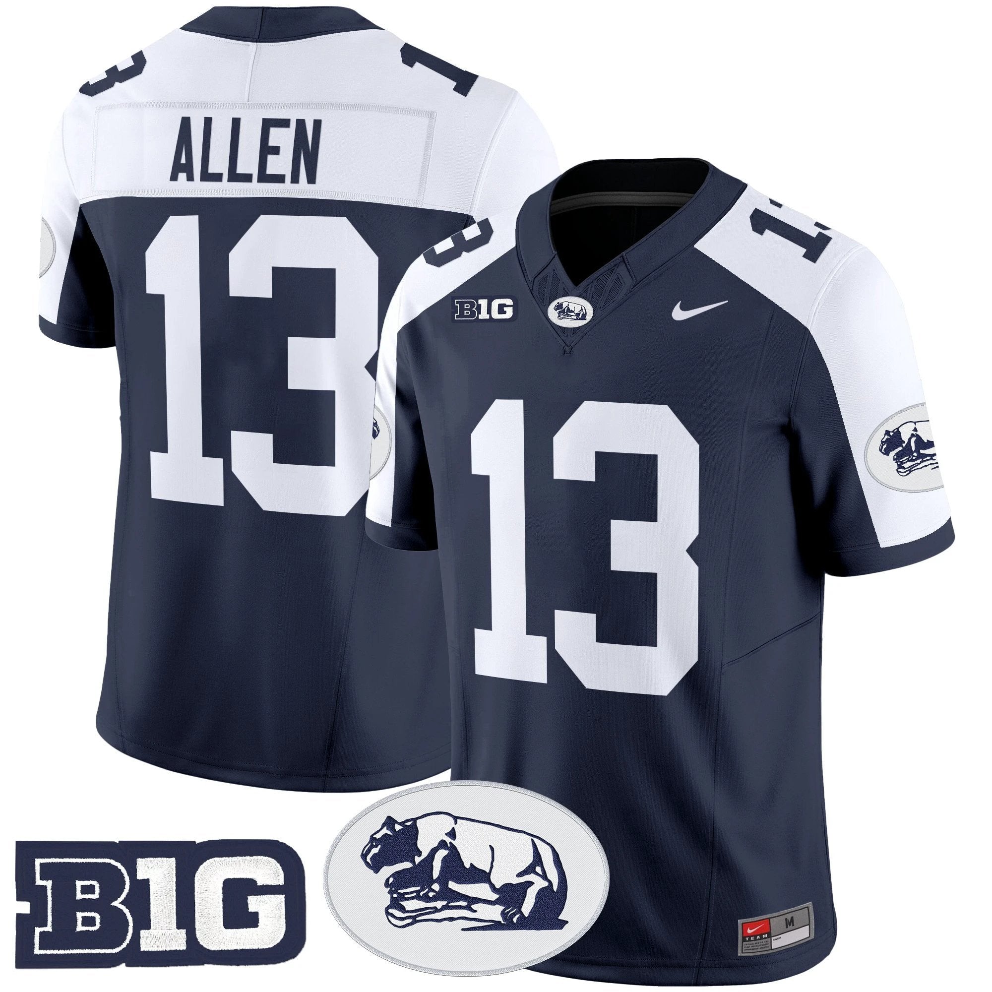 Men's Penn State Nittany Lions Throwback Vapor Limited Jersey - All Stitched by bustlight