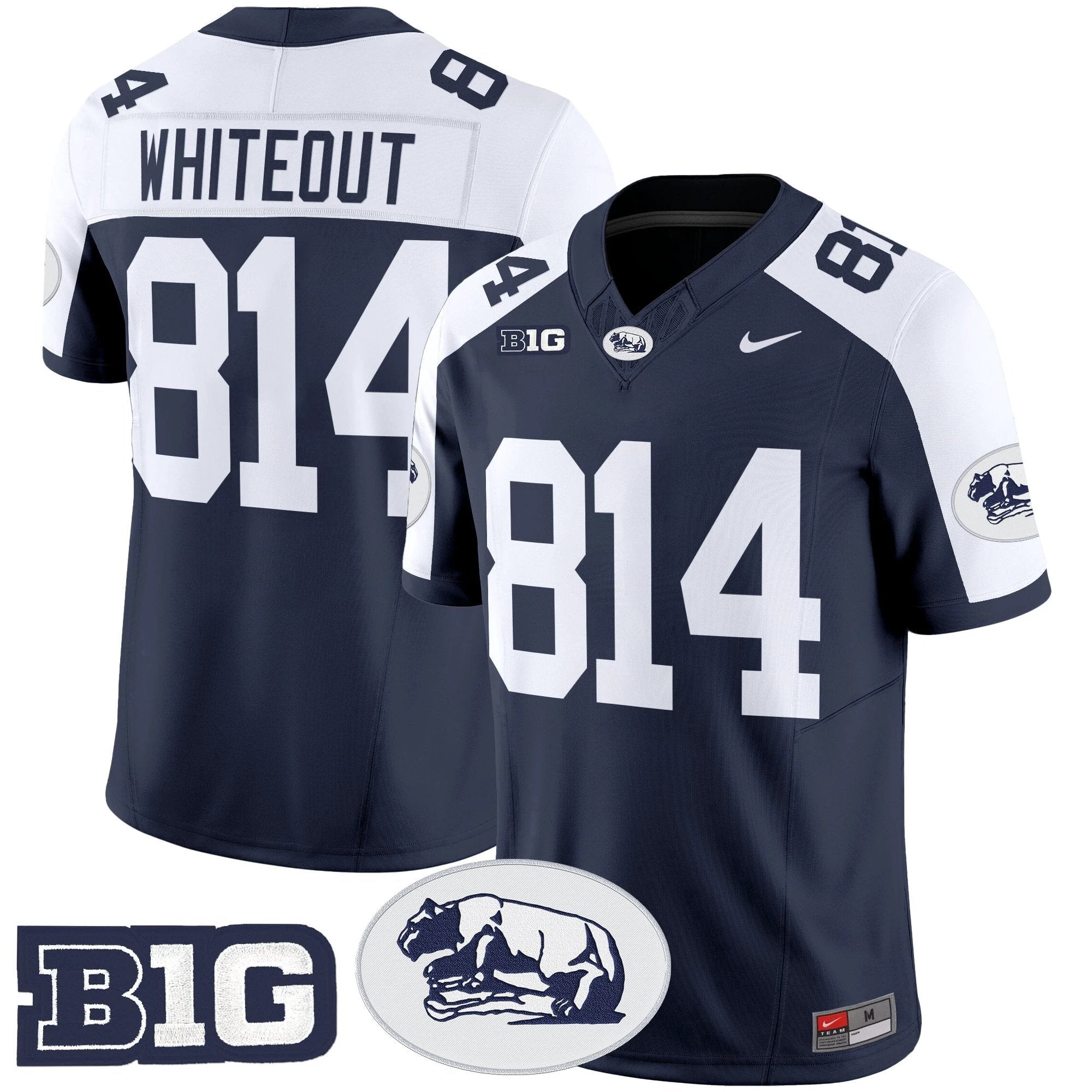 Men's Penn State Nittany Lions Throwback Vapor Limited Jersey - All Stitched by bustlight