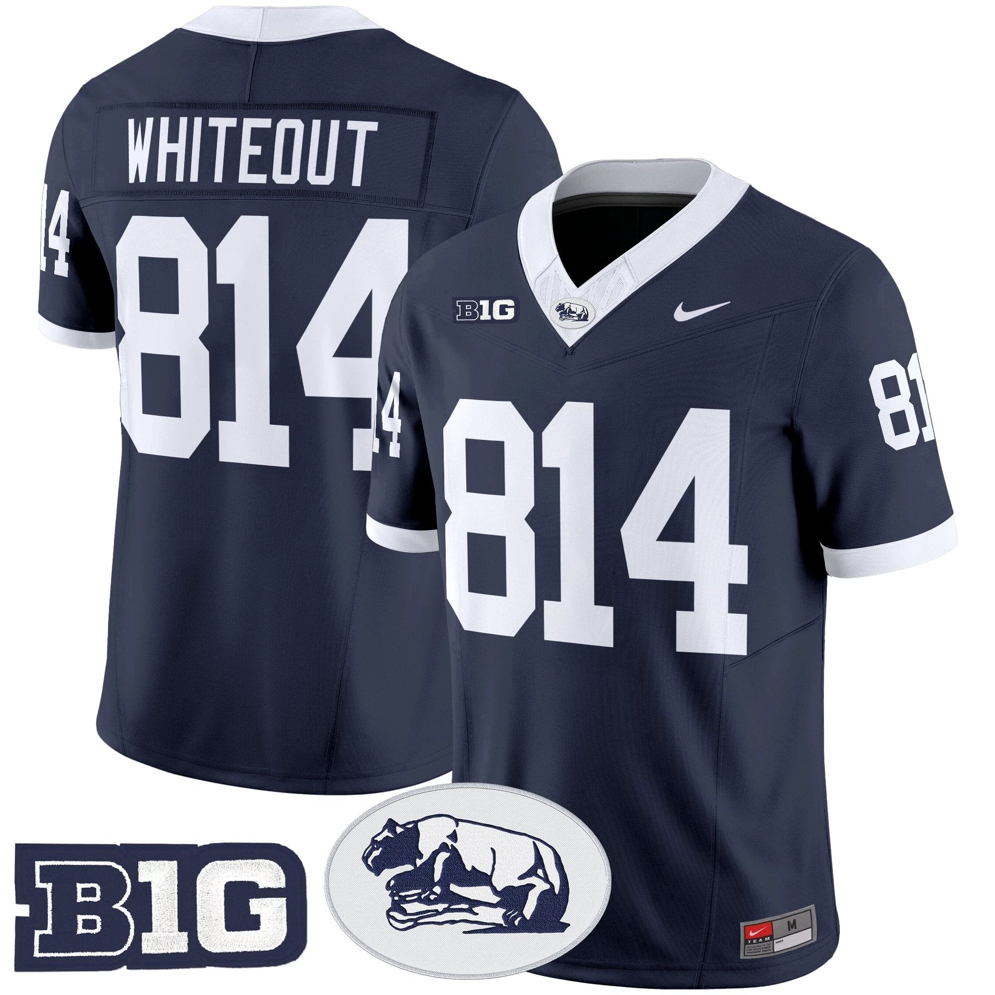Men's Penn State Nittany Lions Throwback Vapor Limited Jersey - All Stitched by bustlight