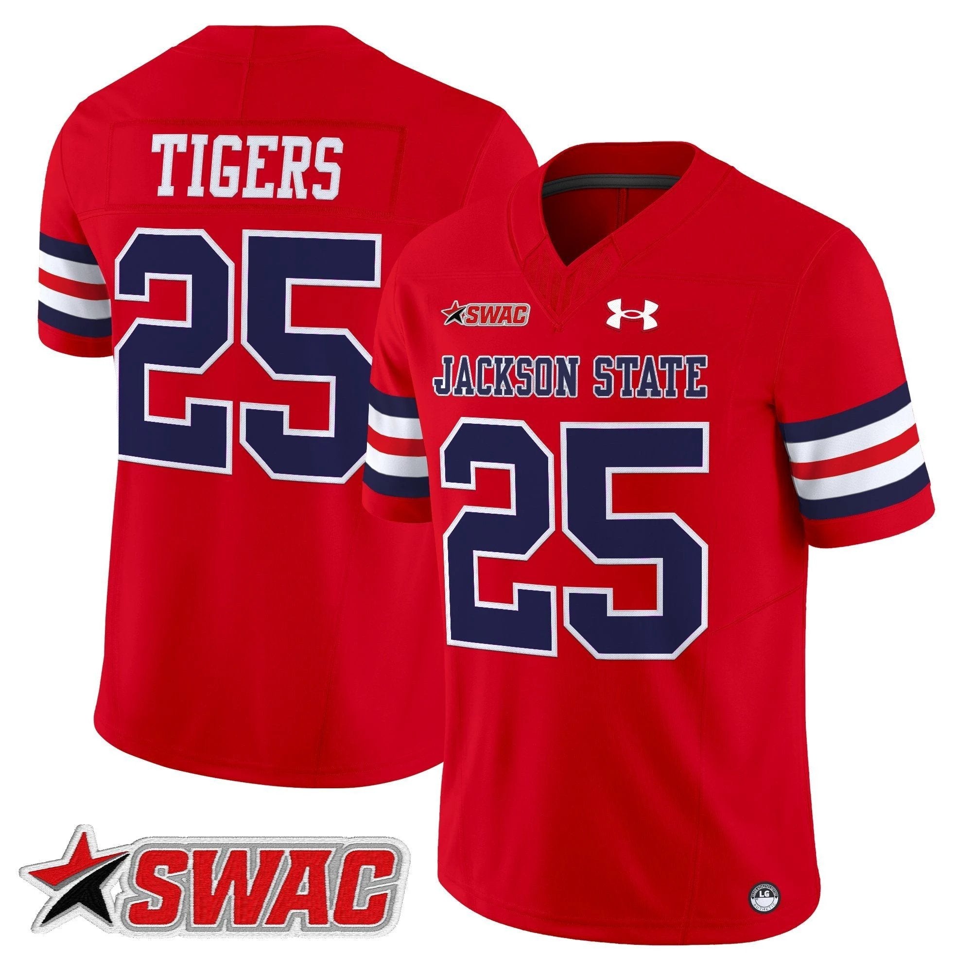 Jackson State Tigers 2025 Vapor Limited Jersey - All Stitched by Jackson State Tigers