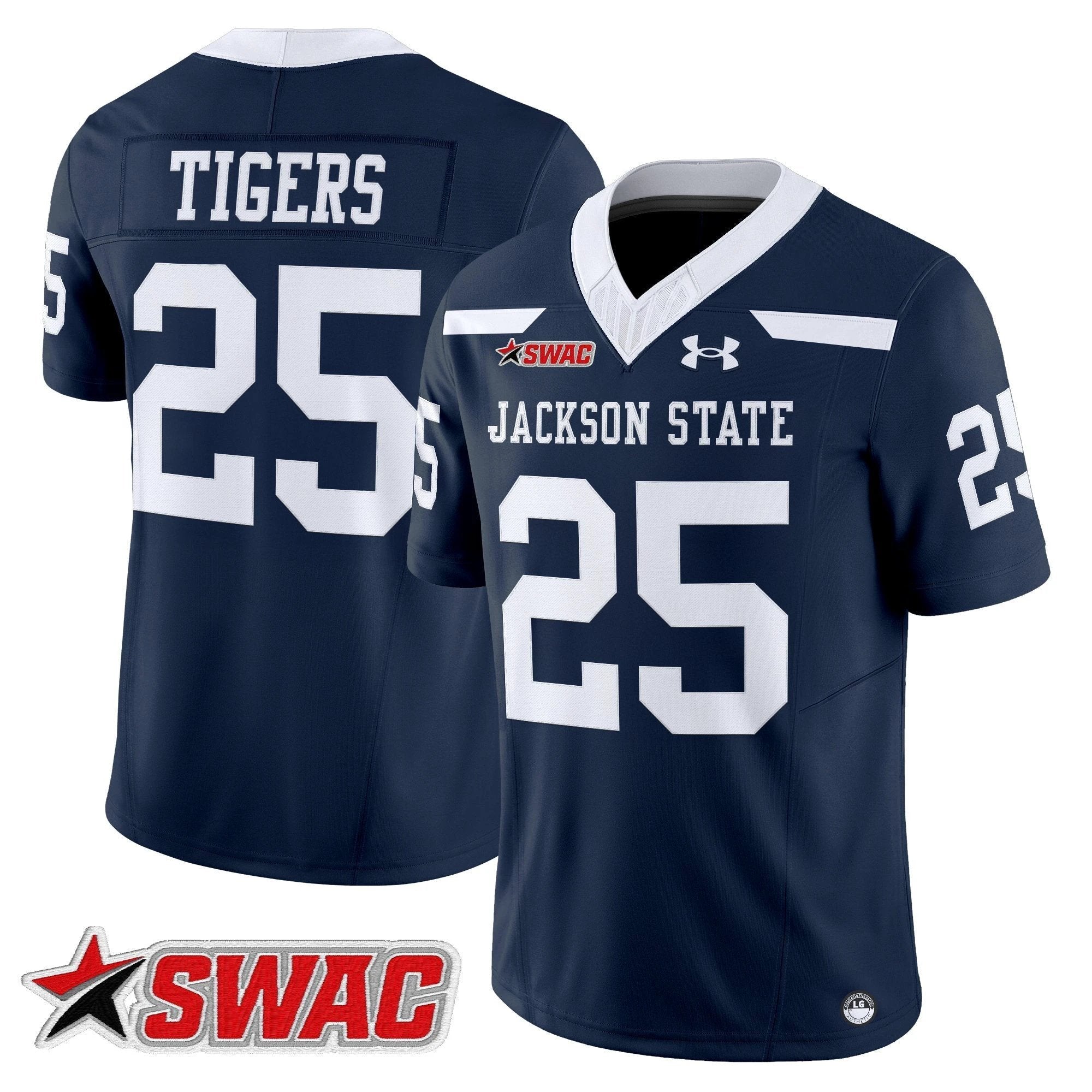Jackson State Tigers 2025 Vapor Limited Jersey - All Stitched by Jackson State Tigers