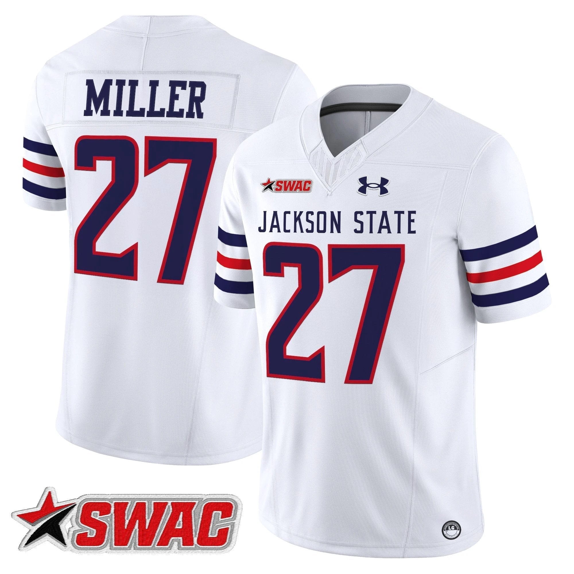 Jackson State Tigers 2025 Vapor Limited Jersey - All Stitched by Jackson State Tigers