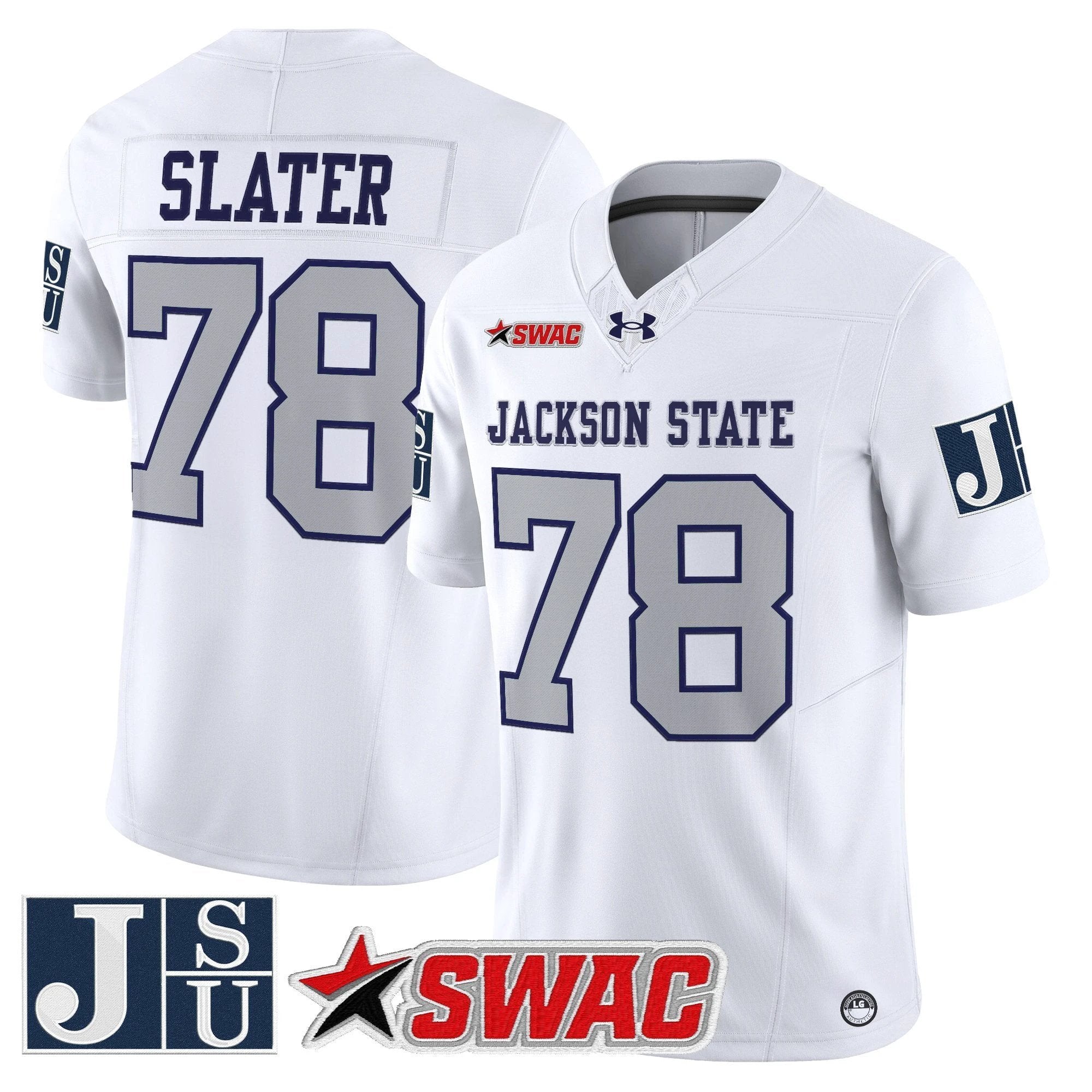 Jackson State Tigers 2025 Vapor Limited Jersey - All Stitched by Jackson State Tigers