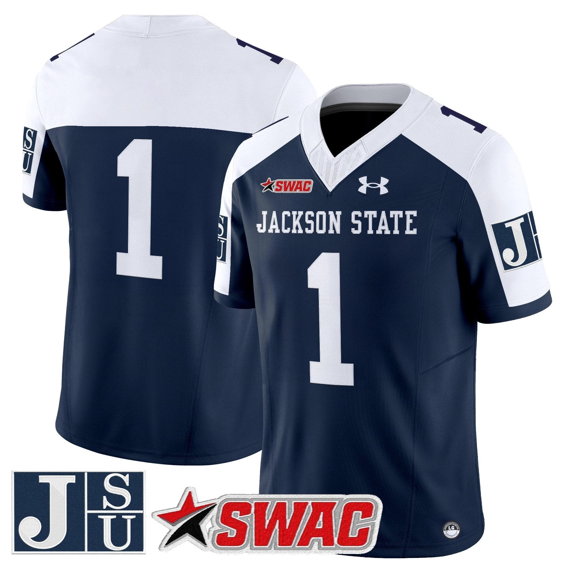 Jackson State Tigers 2025 Vapor Limited Jersey - All Stitched by Jackson State Tigers