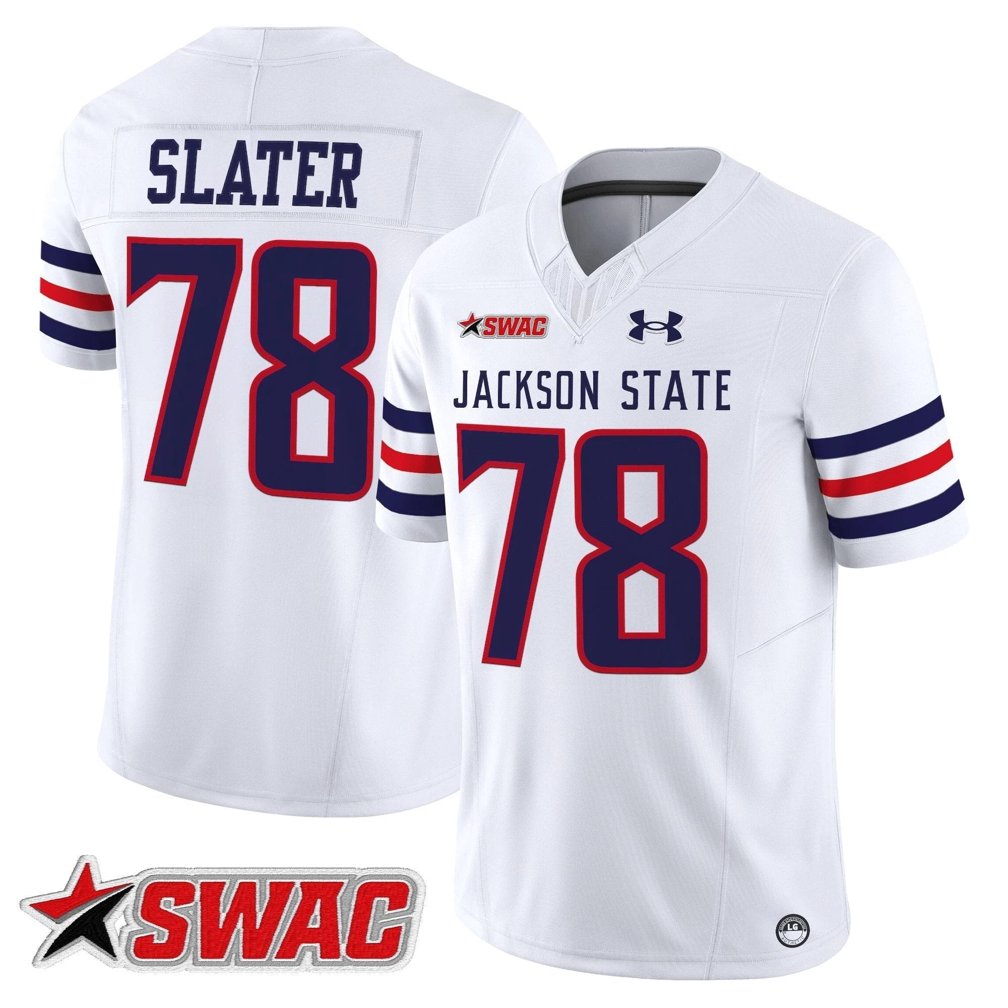 Jackson State Tigers 2025 Vapor Limited Jersey - All Stitched by Jackson State Tigers