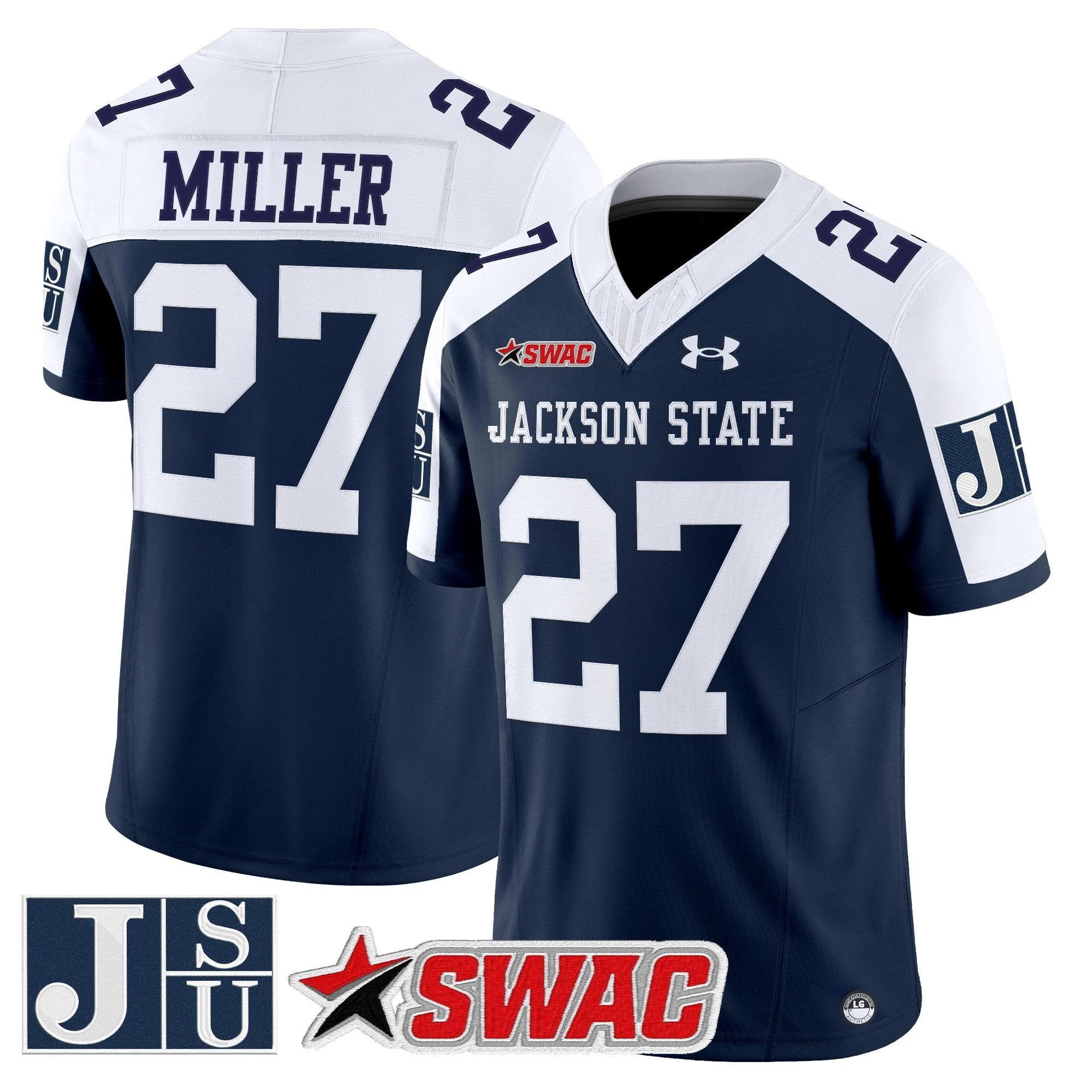 Jackson State Tigers 2025 Vapor Limited Jersey - All Stitched by Jackson State Tigers