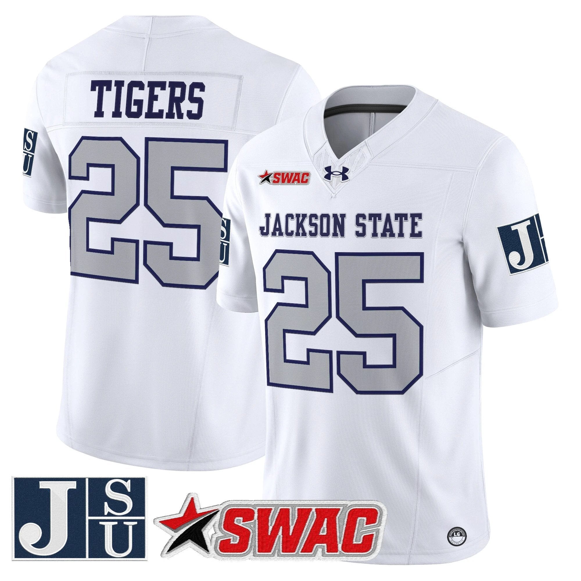 Jackson State Tigers 2025 Vapor Limited Jersey - All Stitched by Jackson State Tigers