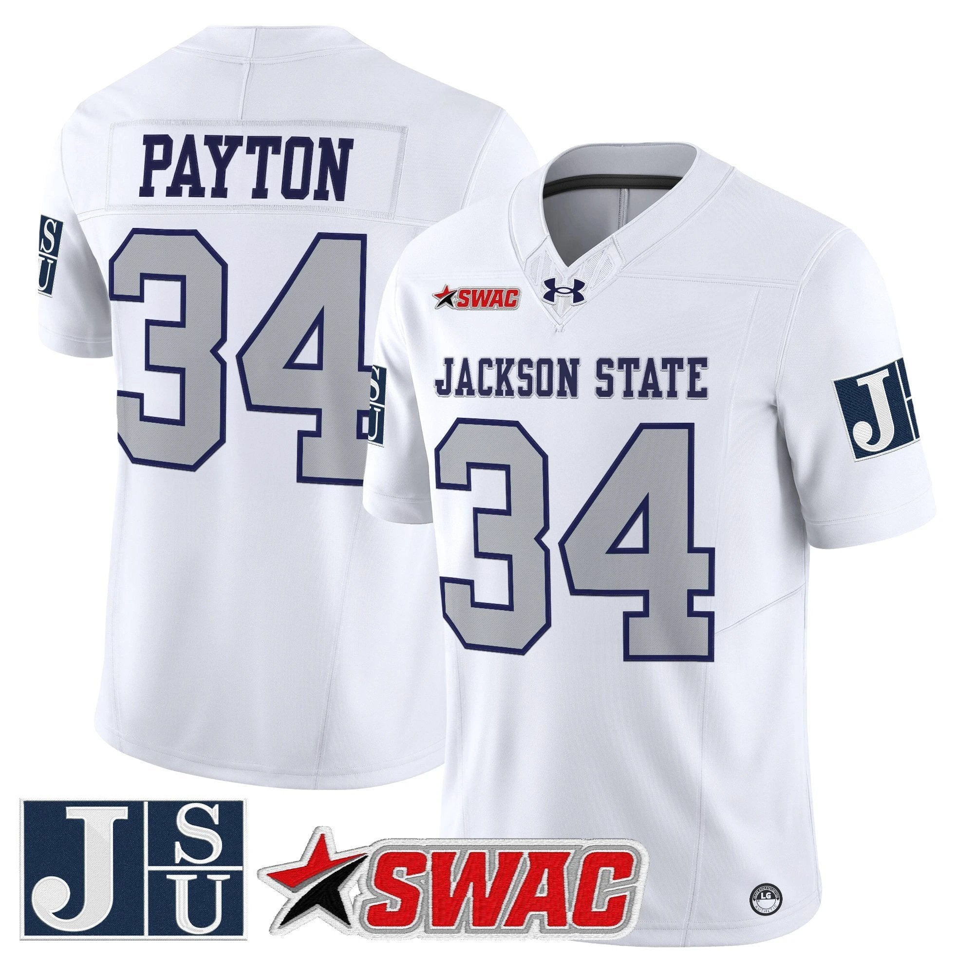 Jackson State Tigers 2025 Vapor Limited Jersey - All Stitched by Jackson State Tigers