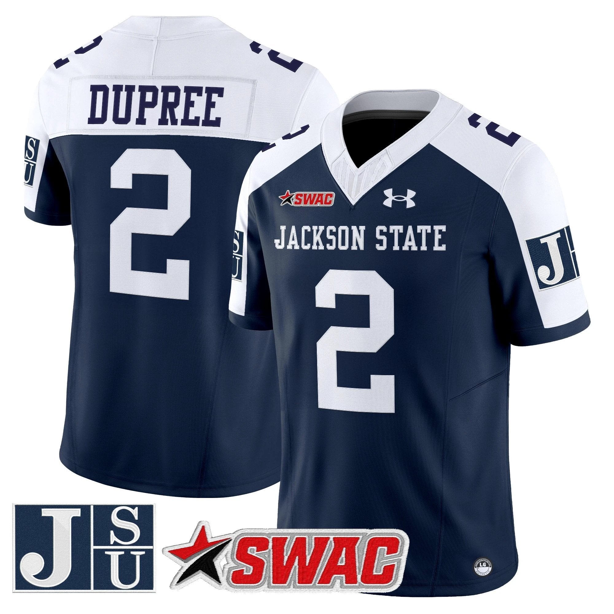 Jackson State Tigers 2025 Vapor Limited Jersey - All Stitched by Jackson State Tigers
