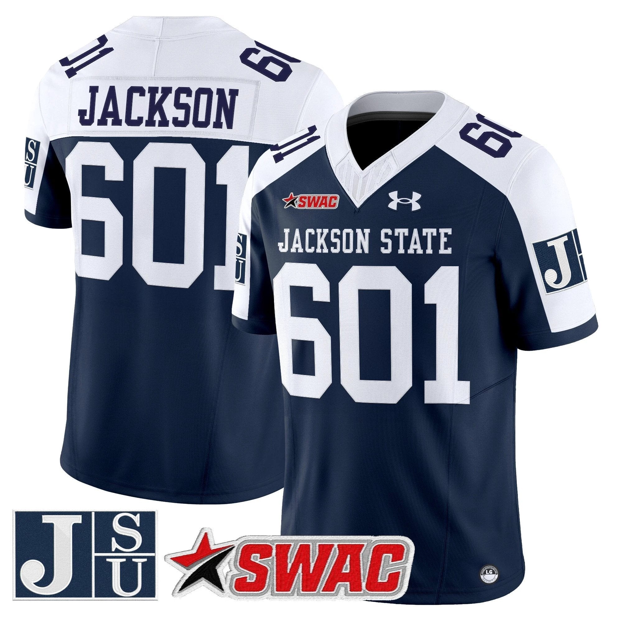 Jackson State Tigers 2025 Vapor Limited Jersey - All Stitched by Jackson State Tigers