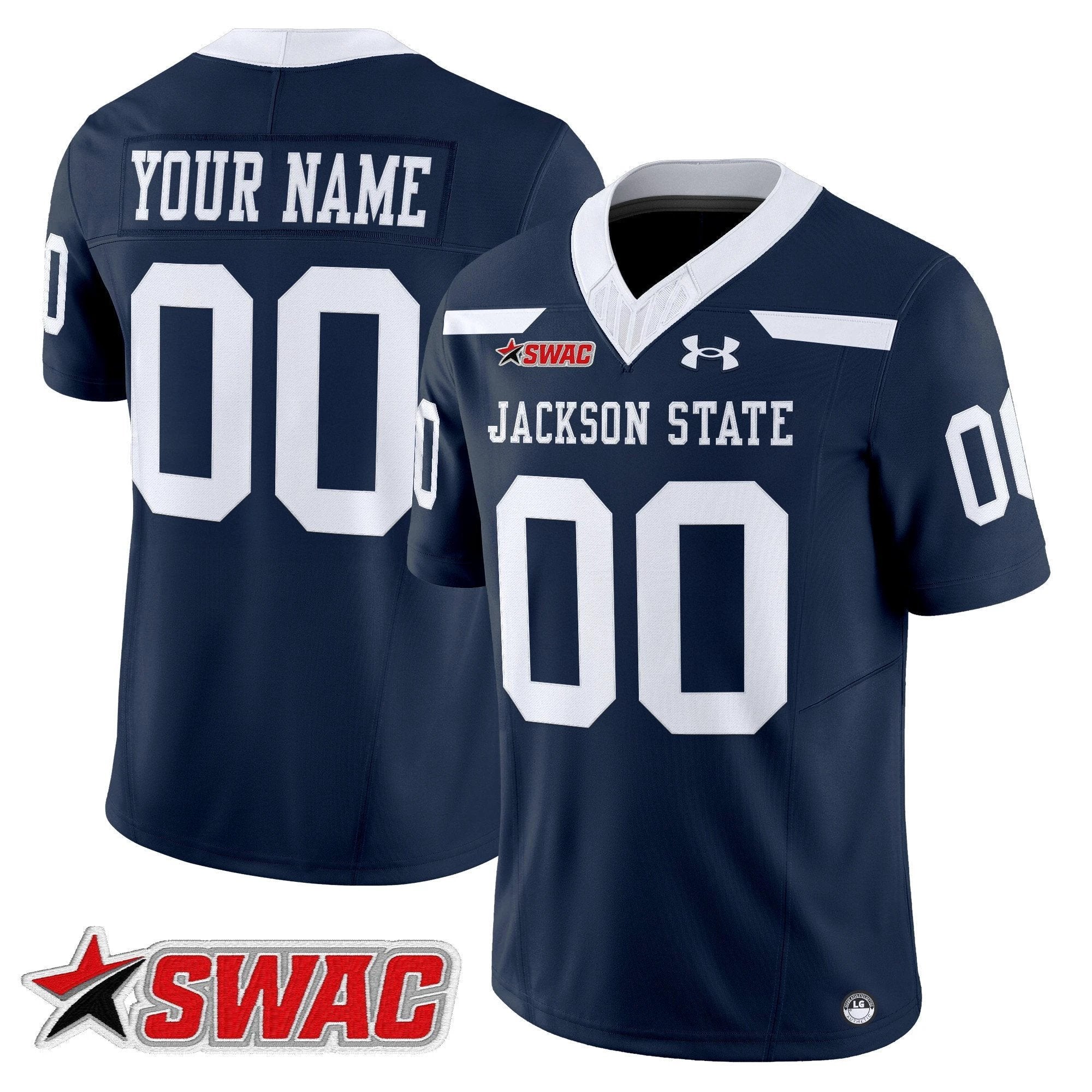 Jackson State Tigers 2025 Vapor Limited Custom Jersey - All Stitched by Jackson State Tigers