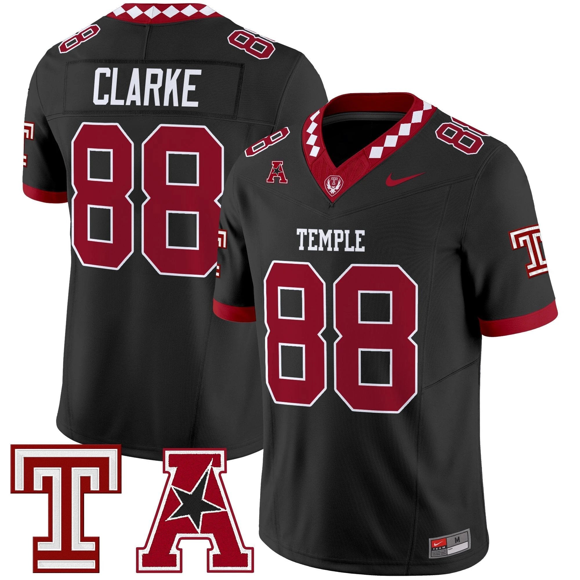 Men's Temple Owls 2025 Vapor Limited Jersey - All Stitched by bustlight